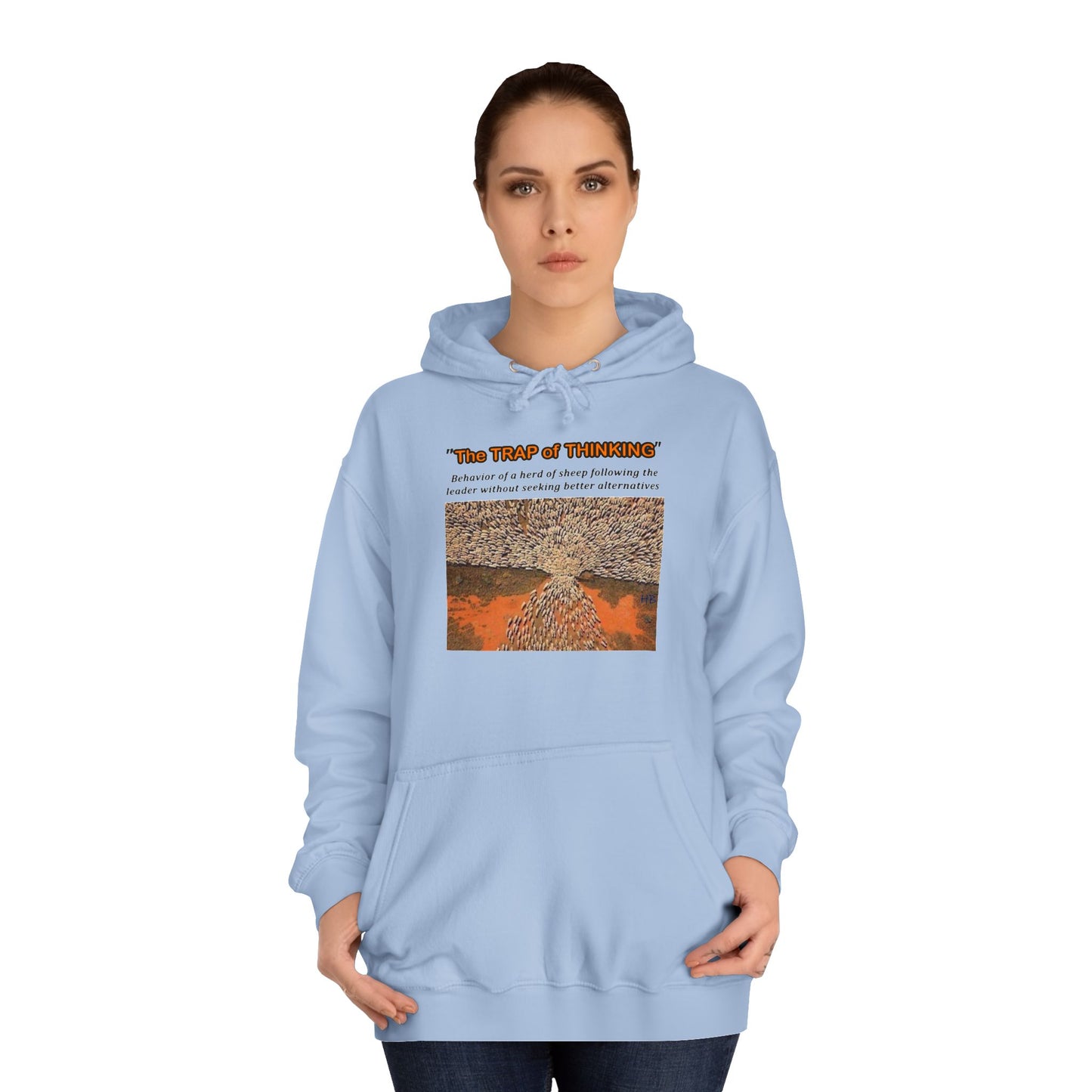 Thought-Provoking Independent Thinker (Hoodie - Cozy and Durable)