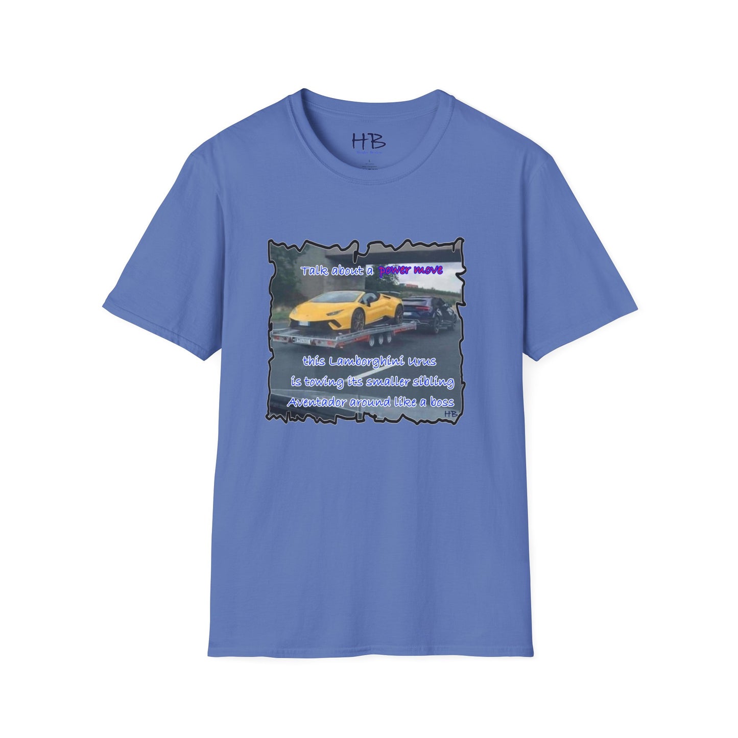 Oh look, it's a unicorn on wheels! Power Move Lambo towing Lambo