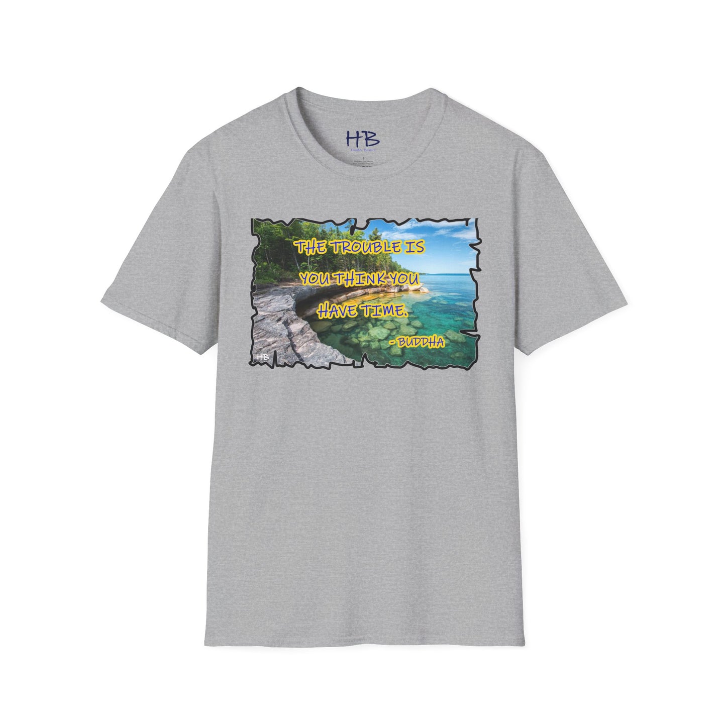 Buddha's Timeless Horizon Harmony; Philosophical Mirage Ethereal Lake Sunset Discourse 6