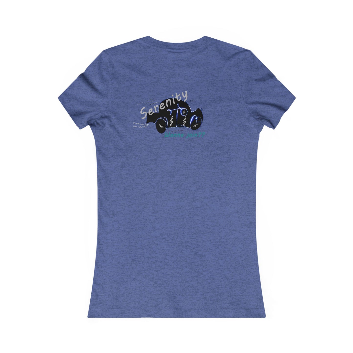 Car rides by yourself with LOUD music is good for the soul. Serenity. WANNA JOIN??? (Women - Premium Cotton Tee)
