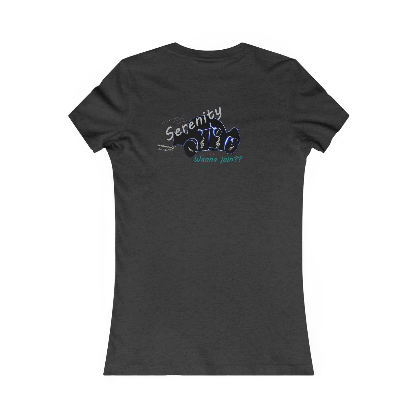 Car rides by yourself with LOUD music is good for the soul. Serenity. WANNA JOIN??? (Women - Premium Cotton Tee)