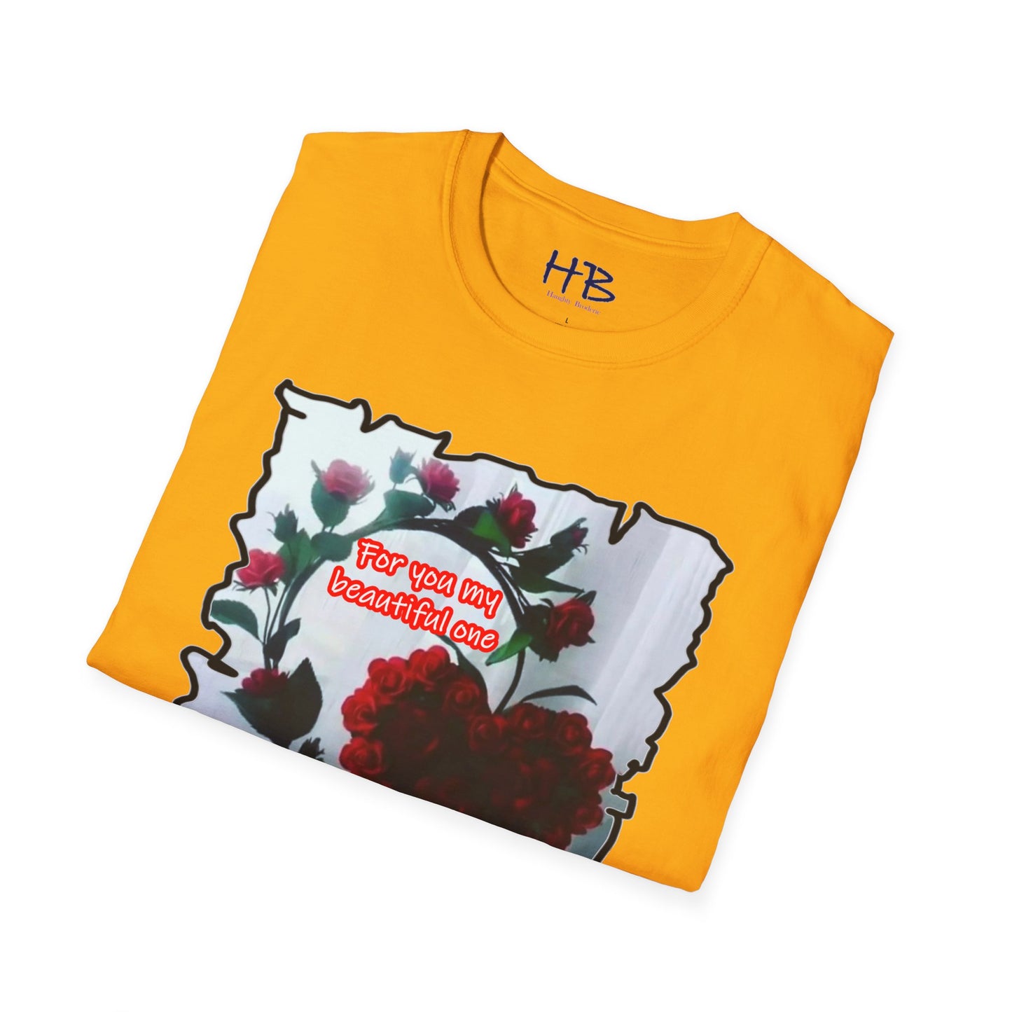 A Botanical Elegance Wearable Ode to Love; A Red Heart Rhapsody Floral Symphony Romantic Reverie