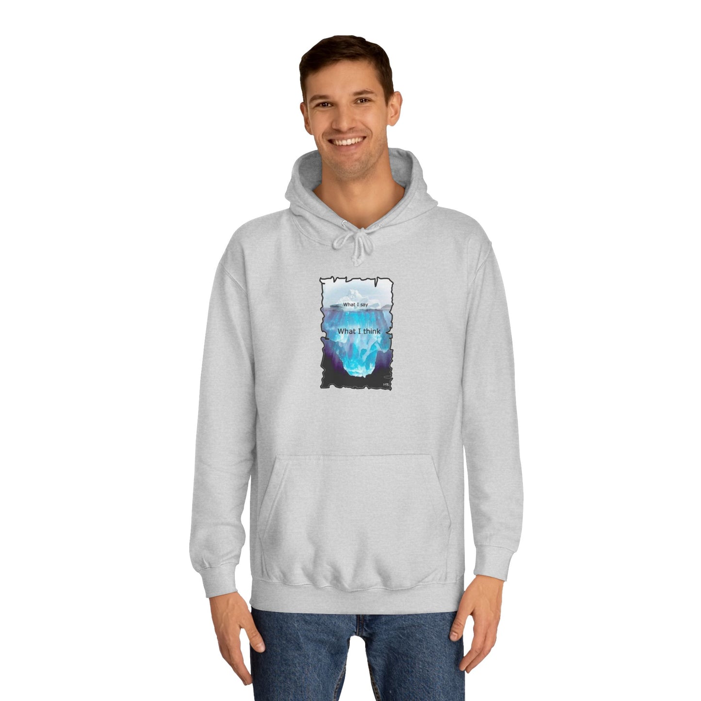 Below the Surface Veiled Verbalization (Hoodie - Cozy and Durable)