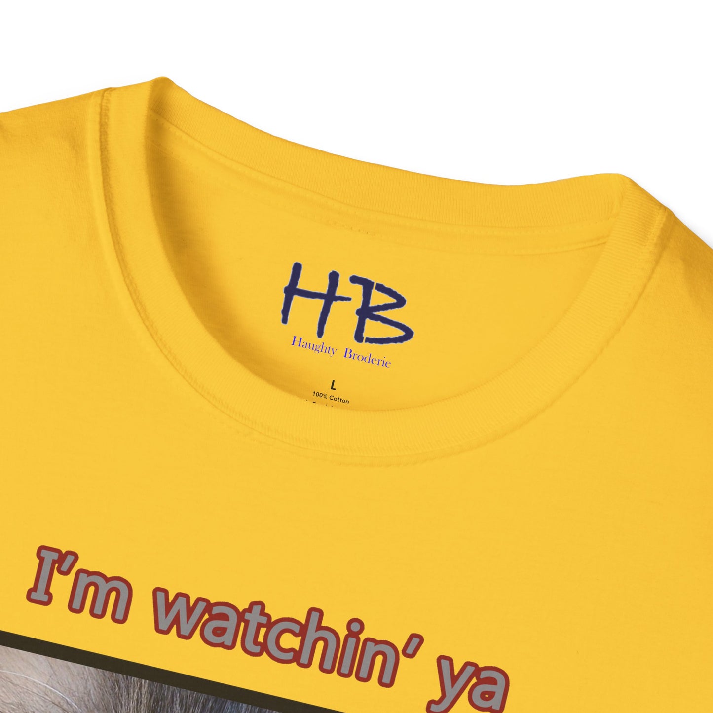 Cat with mesmerizing blue eyes "I'm watchin' ya"