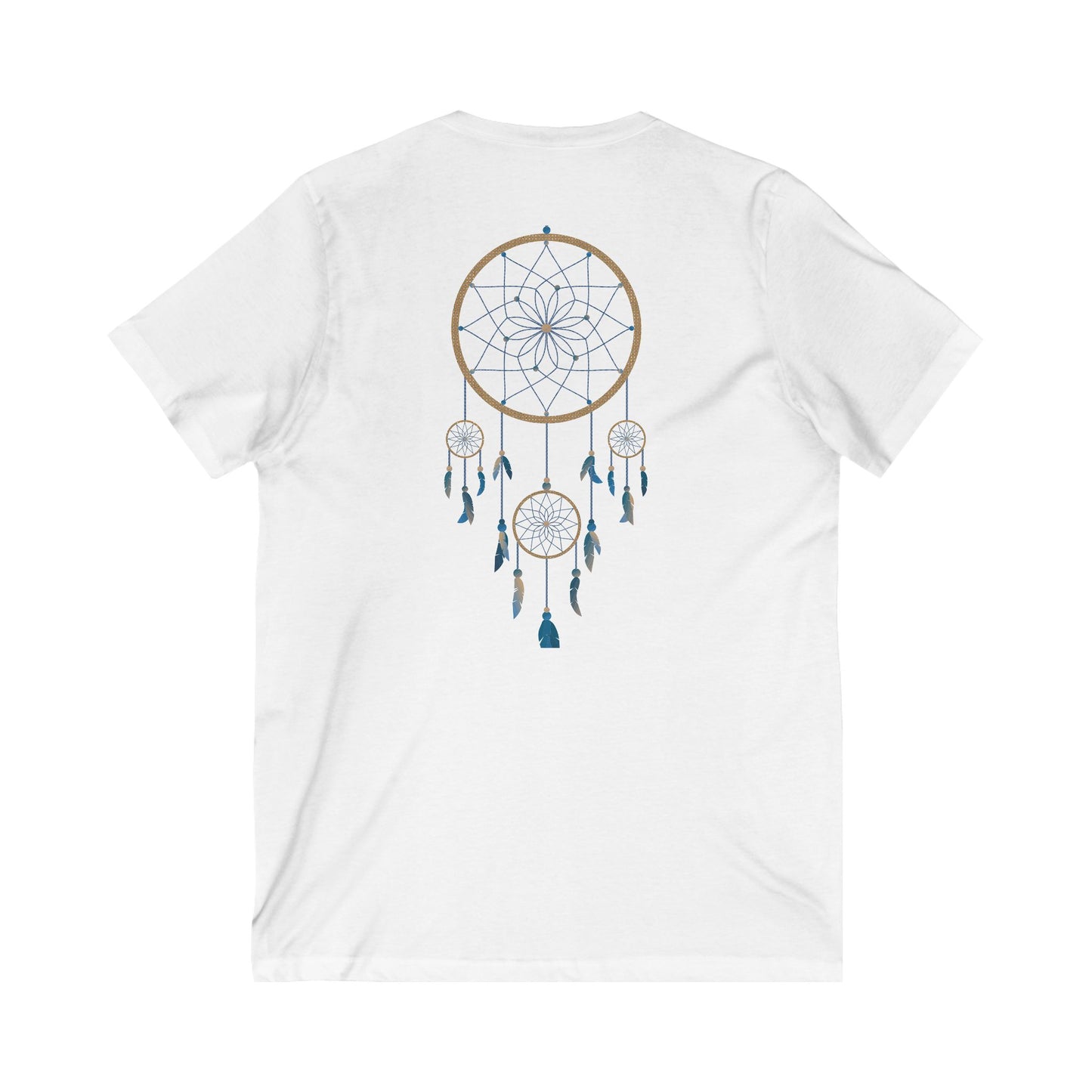 Fear robs the mind of its ability to dream big. (Unisex Jersey Short Sleeve V-neck - Comfortable Everyday Wear)