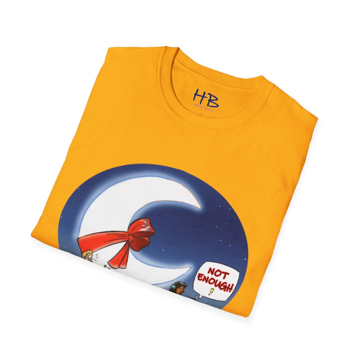 Moonlit Romance Unveiled with a Visual Metaphor of Unsatisfied Desires; The 'NOT ENOUGH!' Story