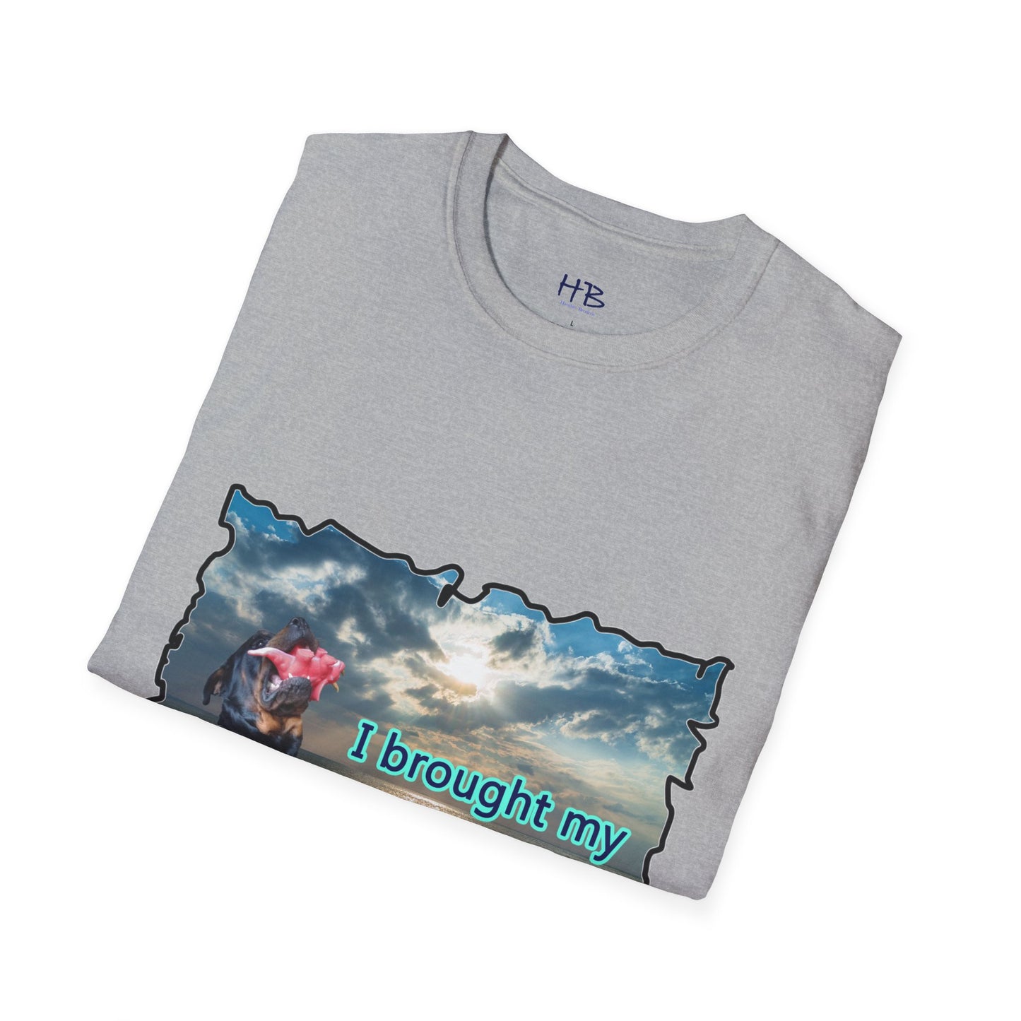 Luke (male Rothweiler) & Wizz Wizz at the beach