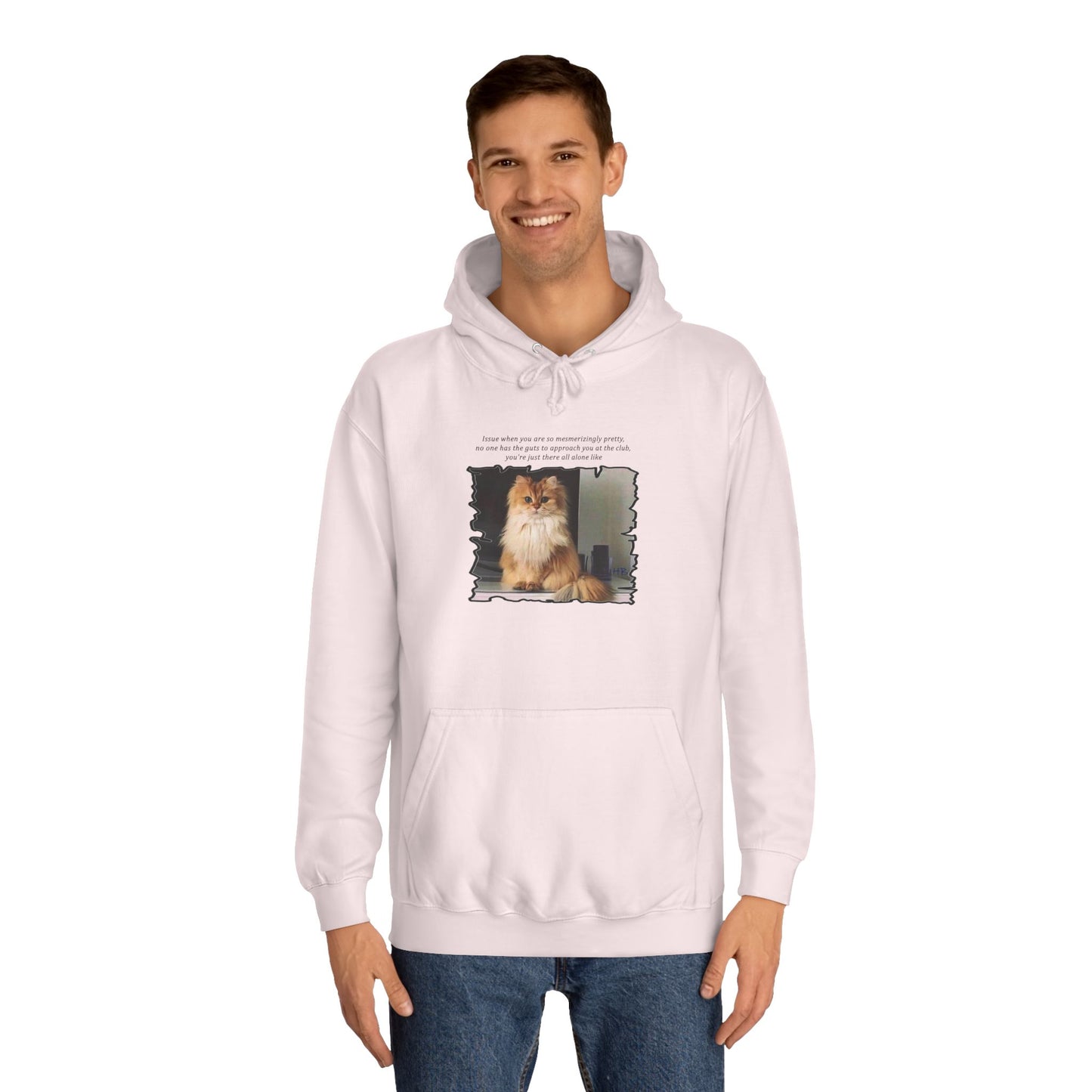 Get Yours Now -- Mesmerizing Lonely Kitty (Hoodie - Cozy and Durable)