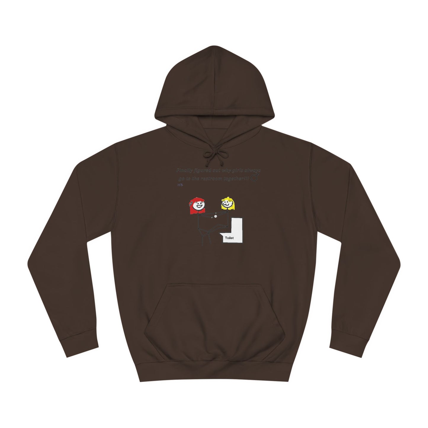 Get Yours Now -- Humorous Restroom Companions Revelations (Hoodie - Cozy and Durable)