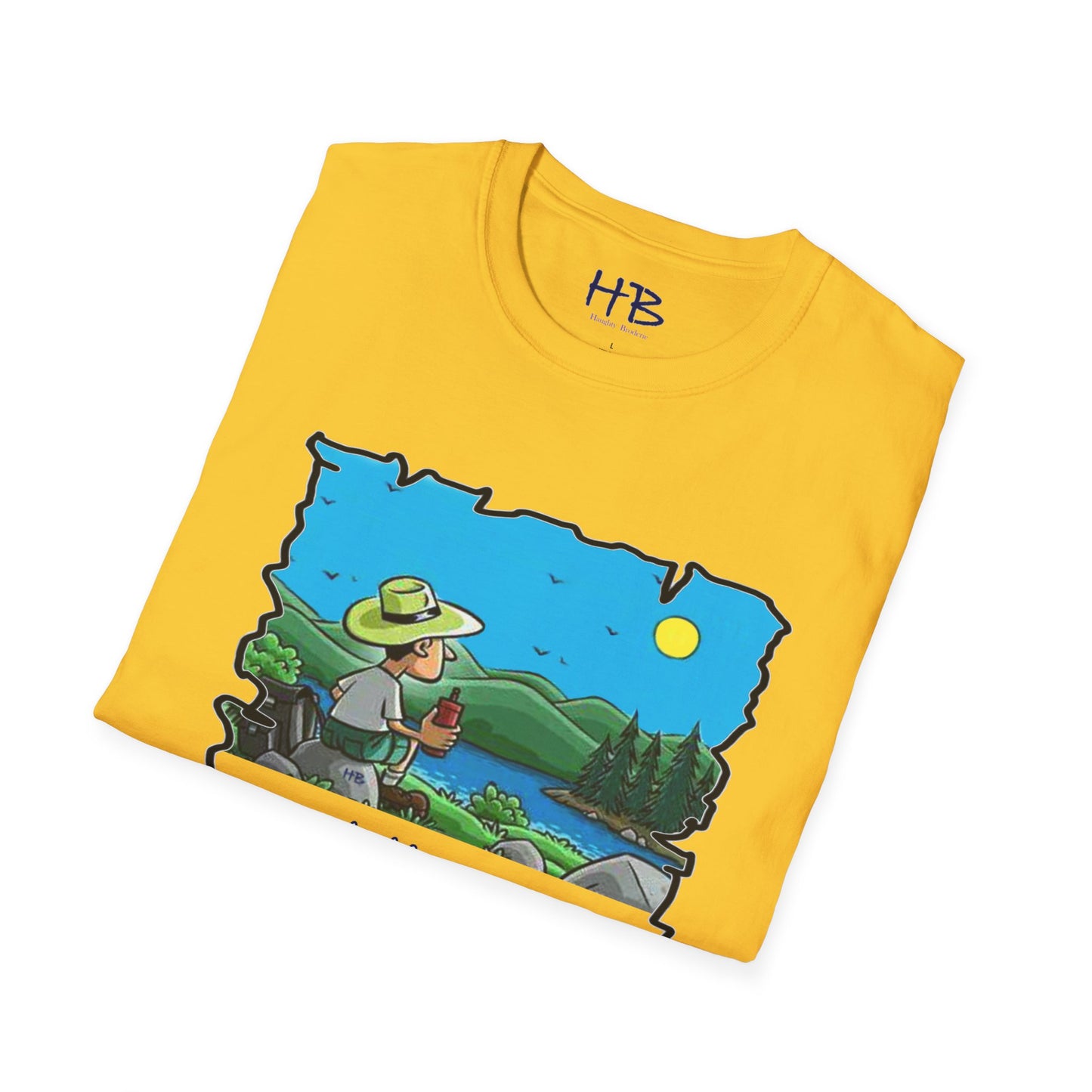 Rich in Serenity with Nature's Embrace; Backpacker's Bliss using Wealth in Simplicity as Nature's Treasure Trove