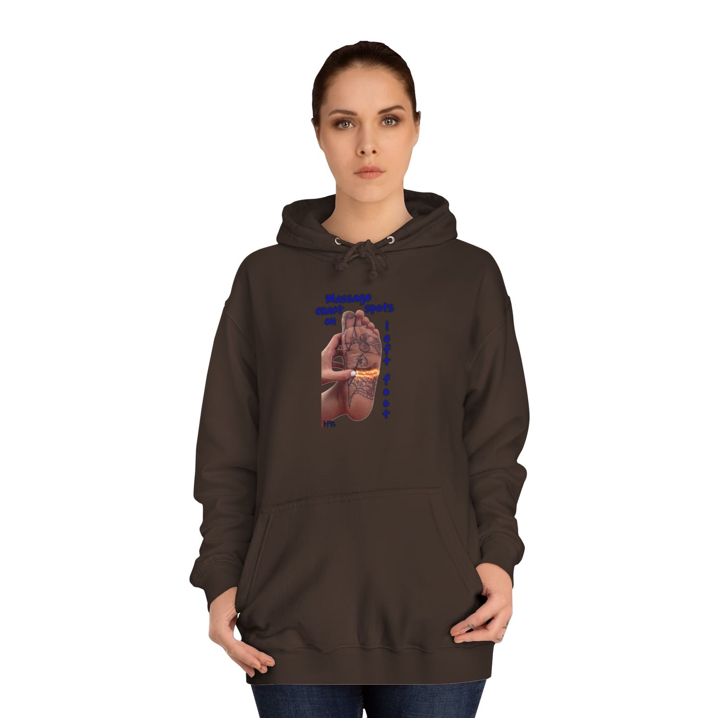 Get Yours Now -- Foot-Palm Wellness Organic Harmony;  Self-Care Holistic Healthwear (Hoodie - Cozy and Durable)