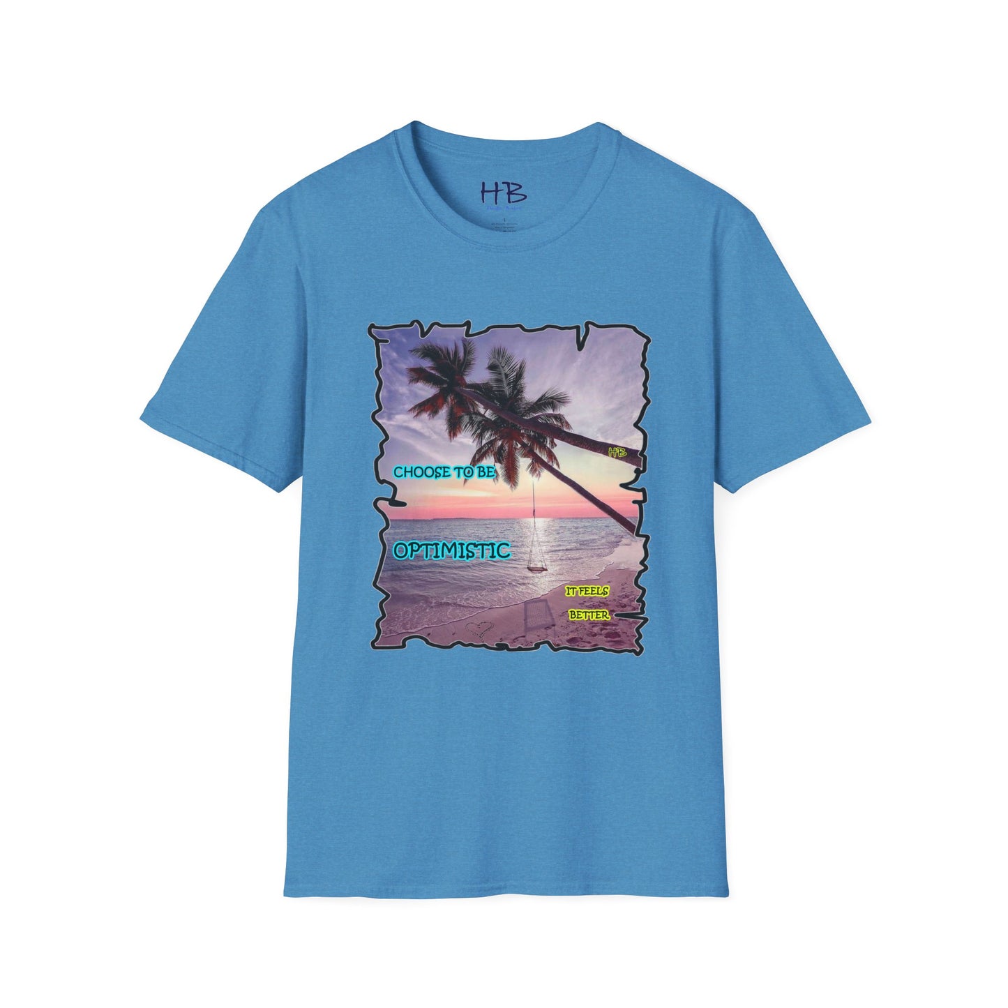 Embrace the Radiant Sunset by Swinging Towards Positivity using The Power of Optimism:  Sandy Beach Serenity Nature's Beauty Unleashed using Optimism in Every Stitch on the Horizon
