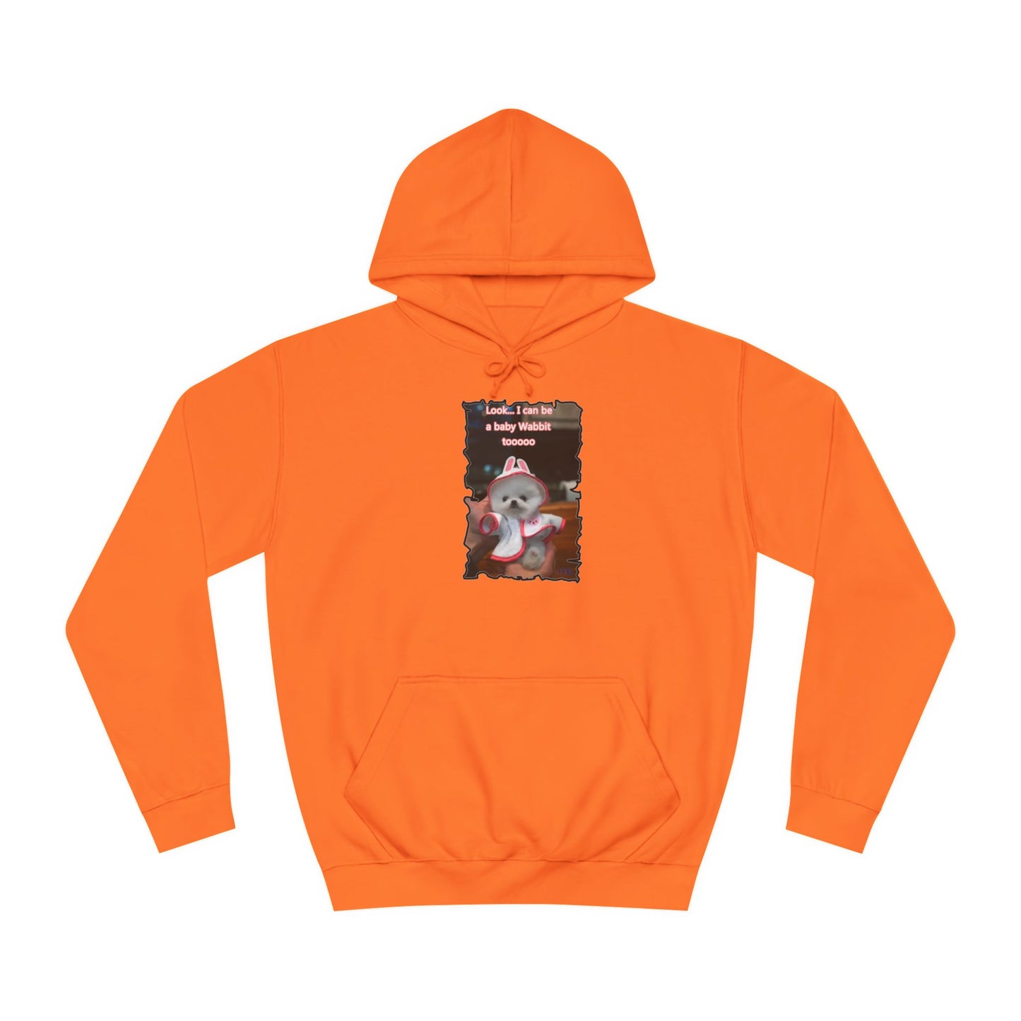 Bichon Maltese puppy dressed in a cute rabbit costume (Hoodie - Cozy and Durable)