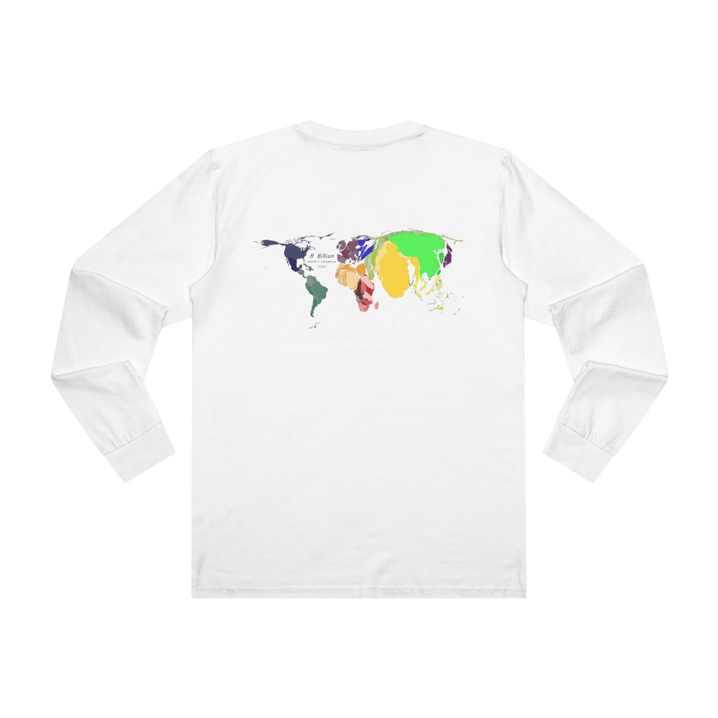 Get Yours Now -- Global density world population (Men's Base Longsleeve Tee - All-Season Wear)