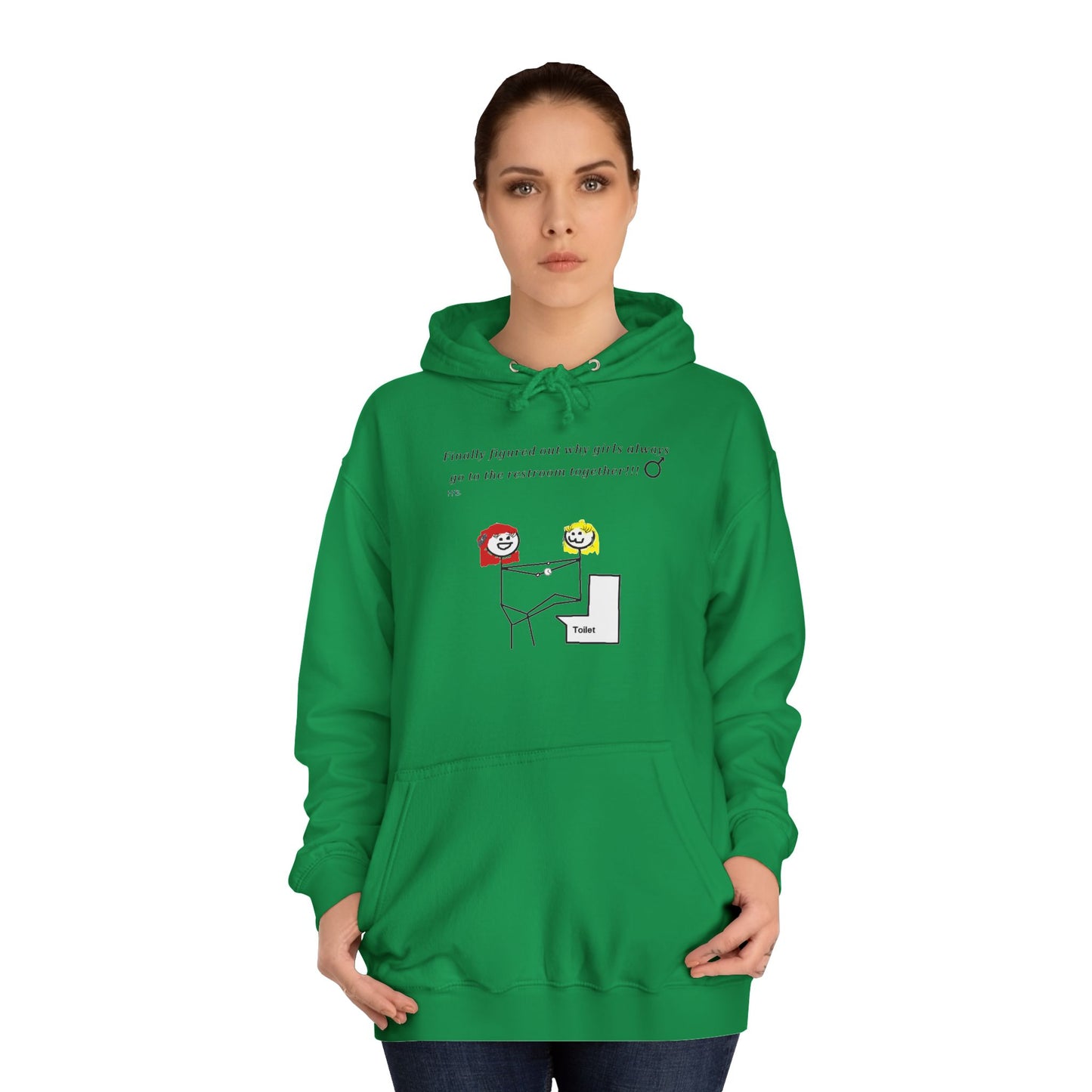 Get Yours Now -- Humorous Restroom Companions Revelations (Hoodie - Cozy and Durable)