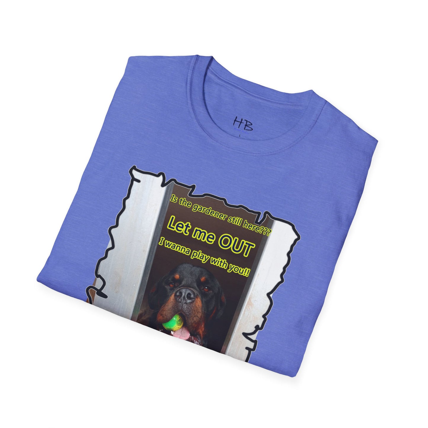 Luke (Male Rottie) with ball begging to play