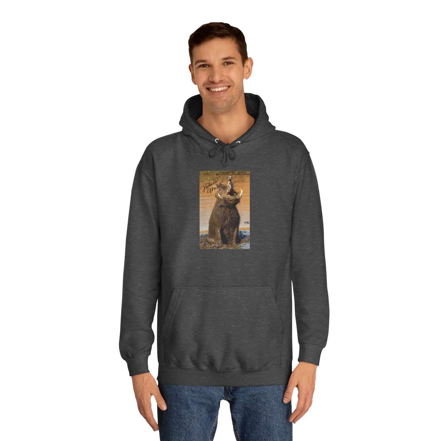 Smile Spark with Hakuna Matata Positivity Patrol Duo (Hoodie - Cozy and Durable)