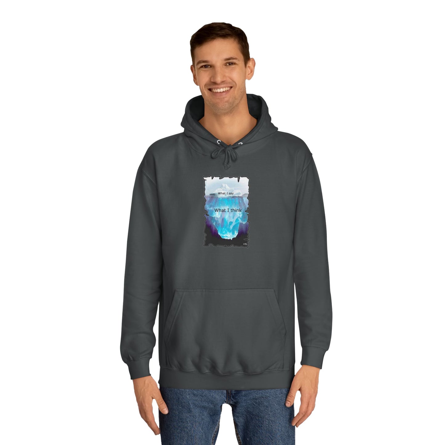 Below the Surface Veiled Verbalization (Hoodie - Cozy and Durable)