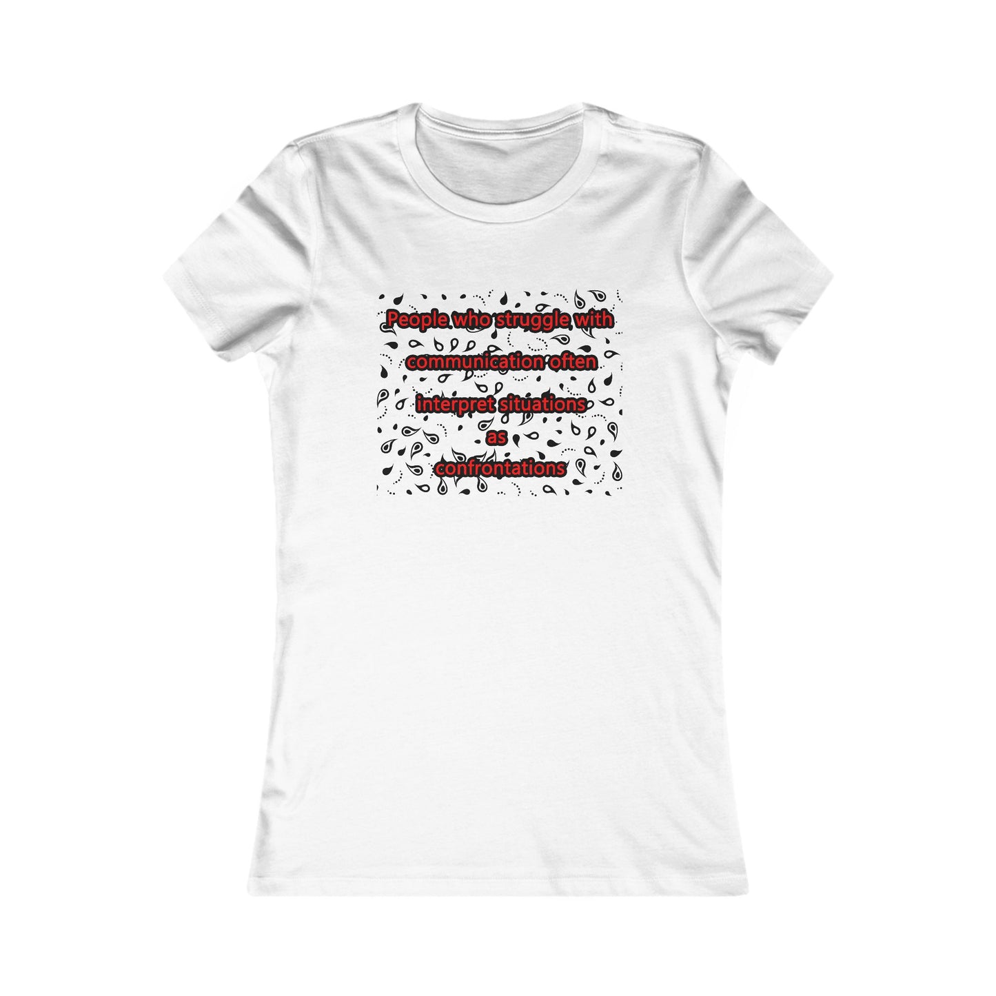 Communication issues perceived as arguments (Women - Premium Cotton Tee)