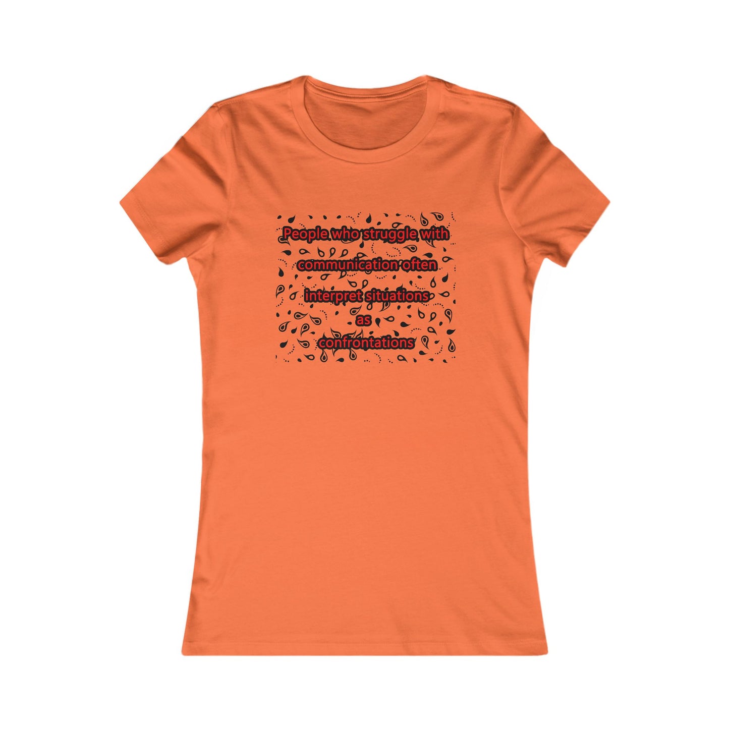 Communication issues perceived as arguments (Women - Premium Cotton Tee)