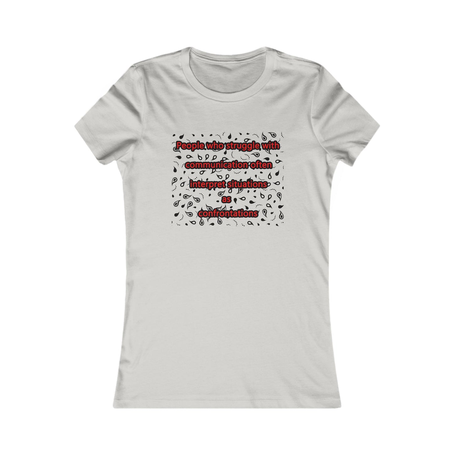 Communication issues perceived as arguments (Women - Premium Cotton Tee)