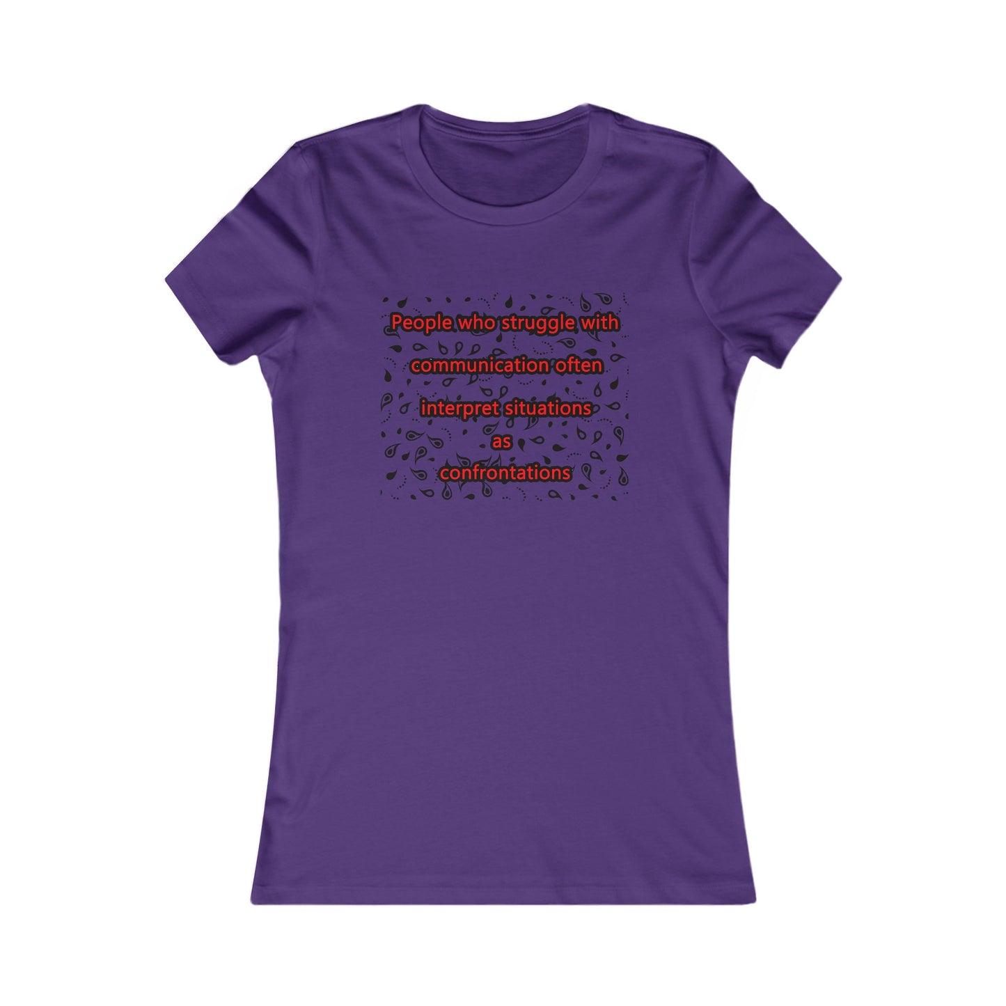 Communication issues perceived as arguments (Women - Premium Cotton Tee)