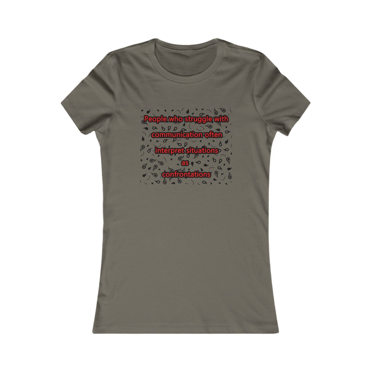 Communication issues perceived as arguments (Women - Premium Cotton Tee)