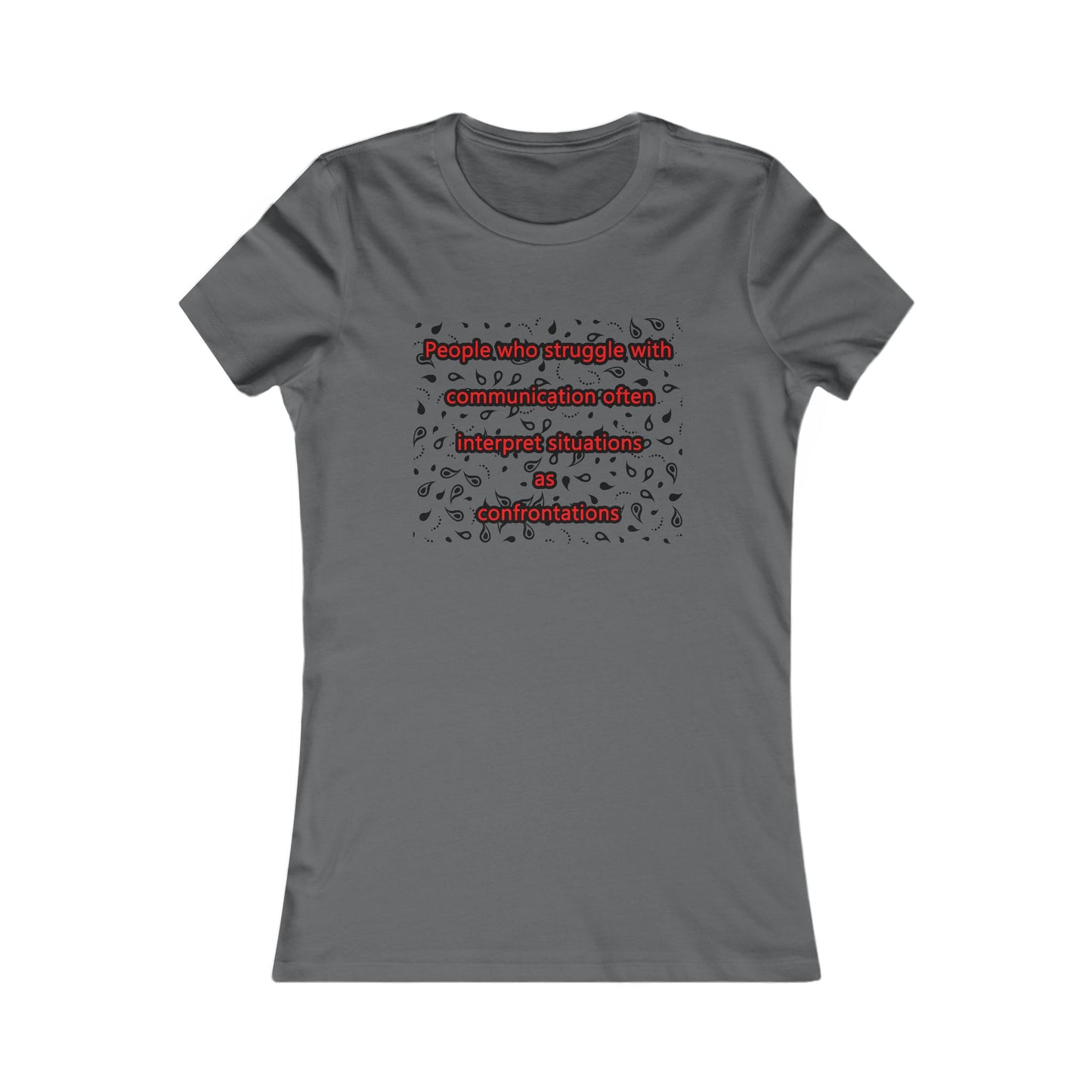 Communication issues perceived as arguments (Women - Premium Cotton Tee)