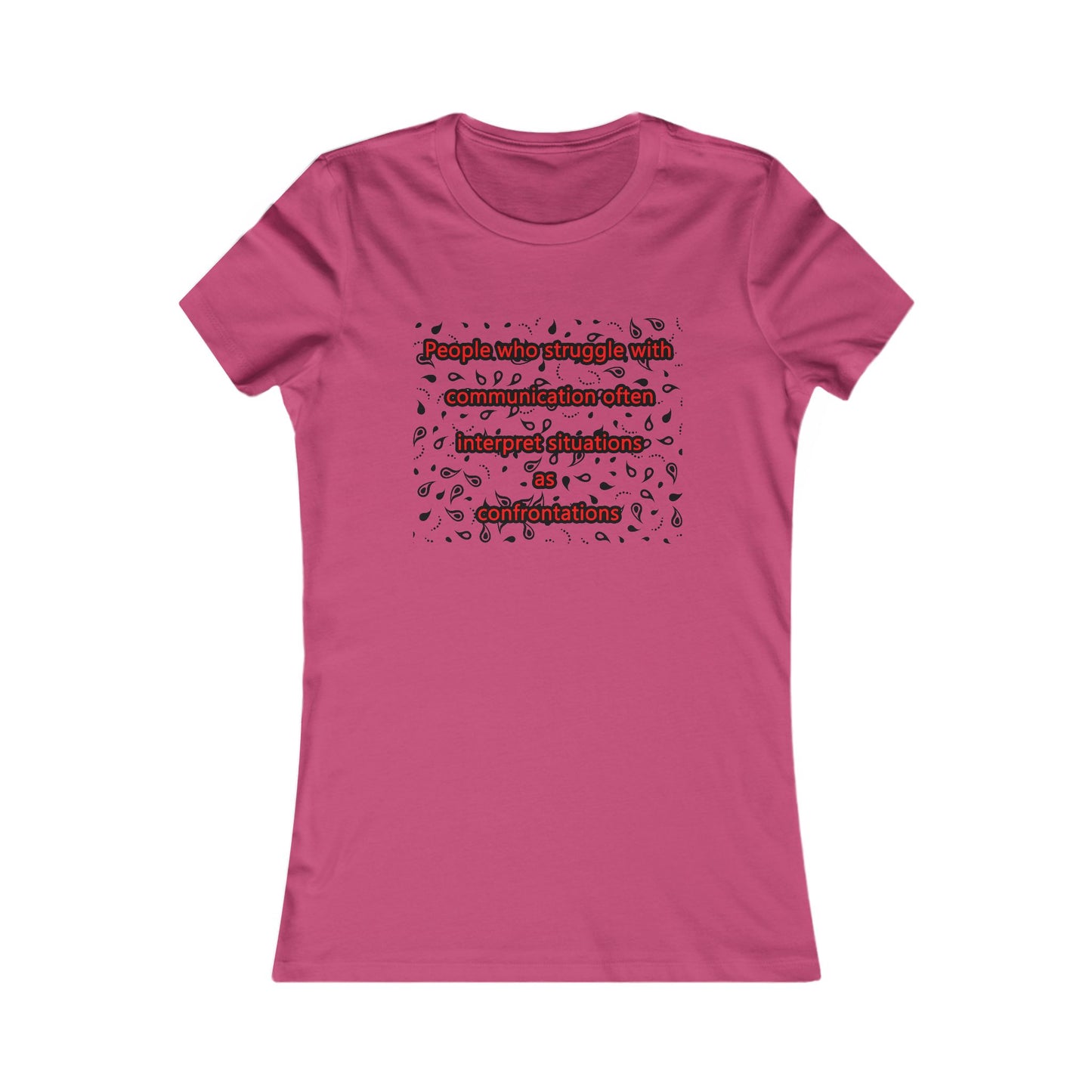 Communication issues perceived as arguments (Women - Premium Cotton Tee)