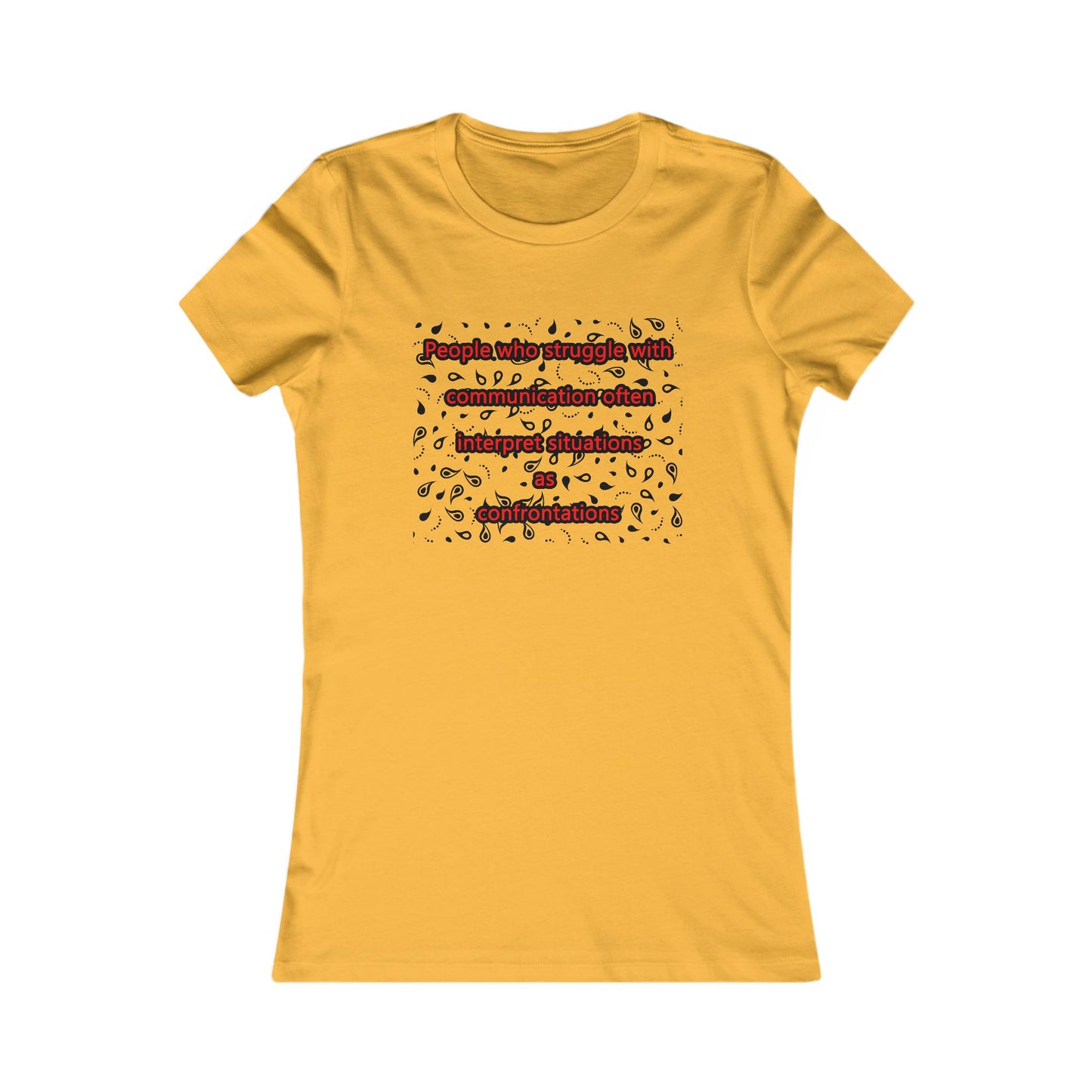 Communication issues perceived as arguments (Women - Premium Cotton Tee)