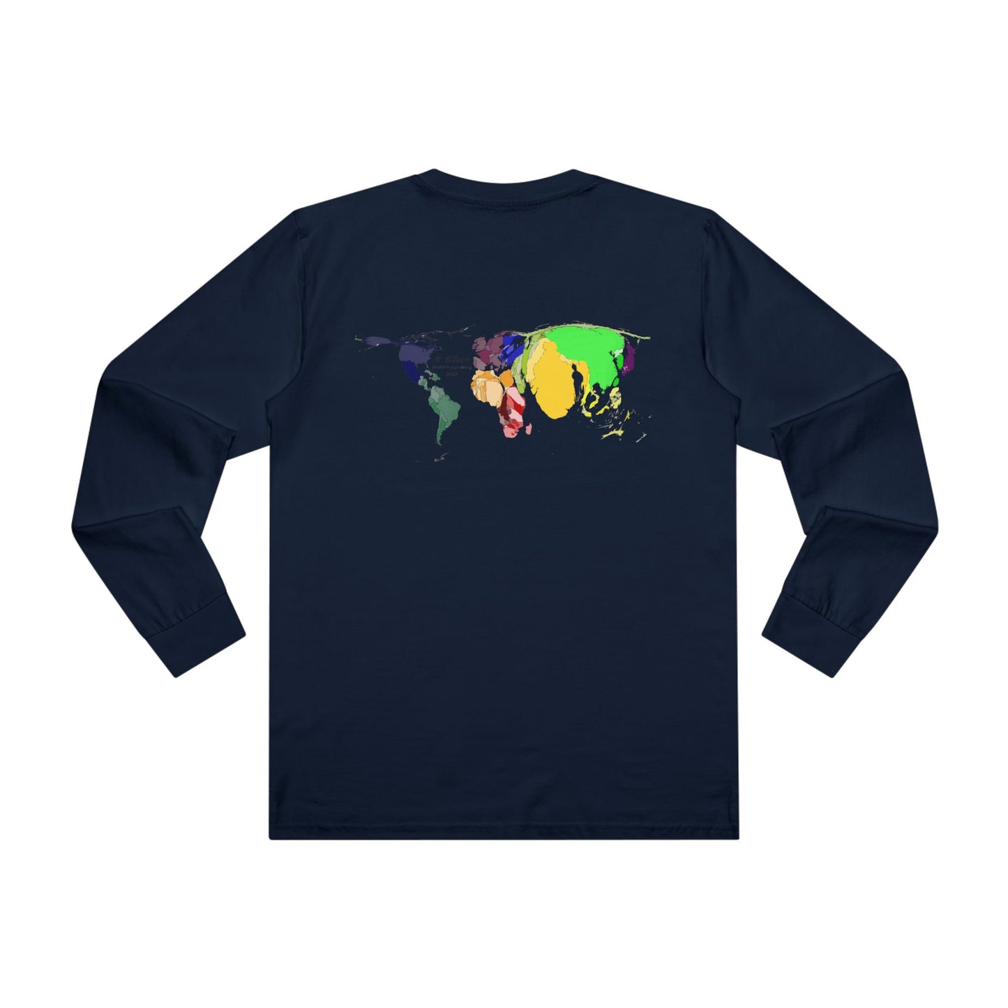 Get Yours Now -- Global density world population (Men's Base Longsleeve Tee - All-Season Wear)