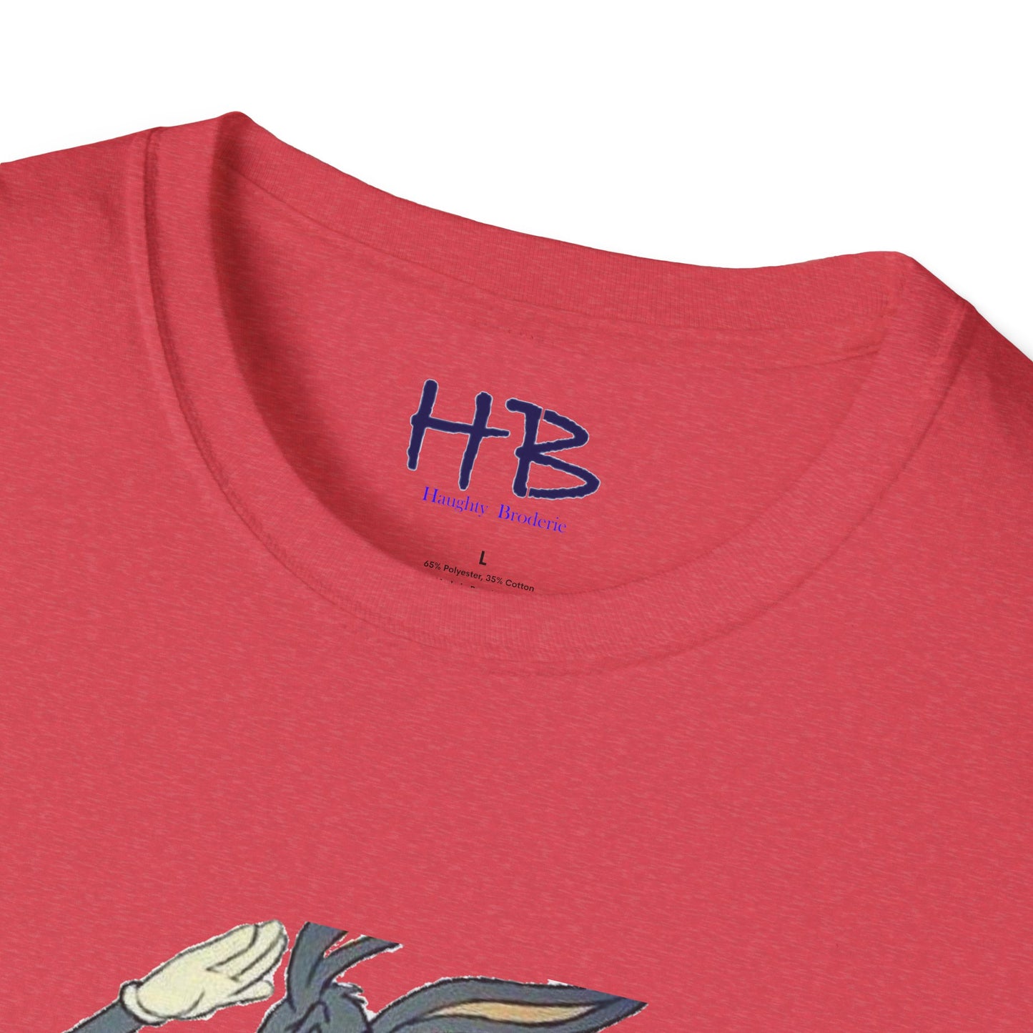 Bugs being playful with his bunny lady