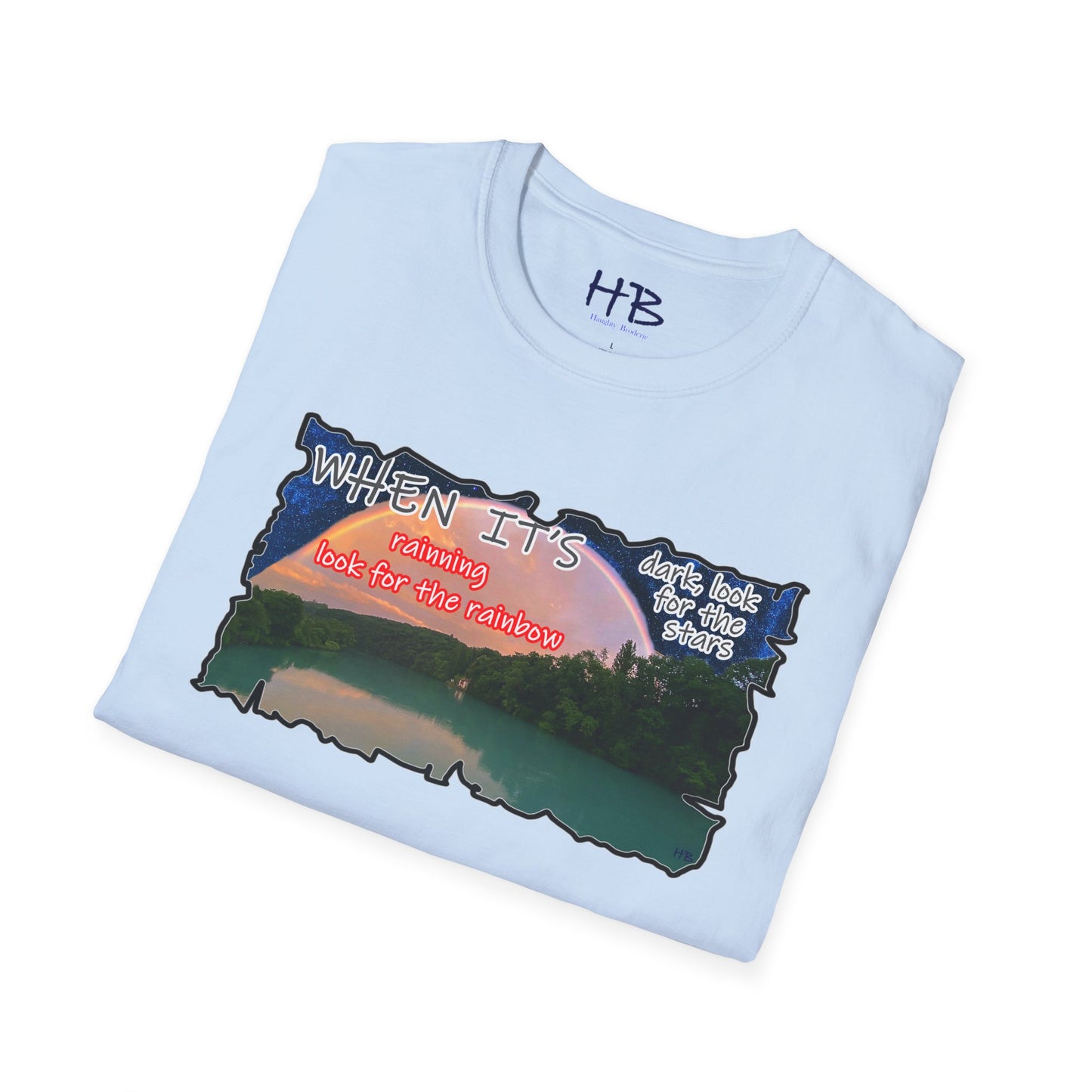 Harnessing the Positive: Radiate Joy and Inspiration rainbow vs stars