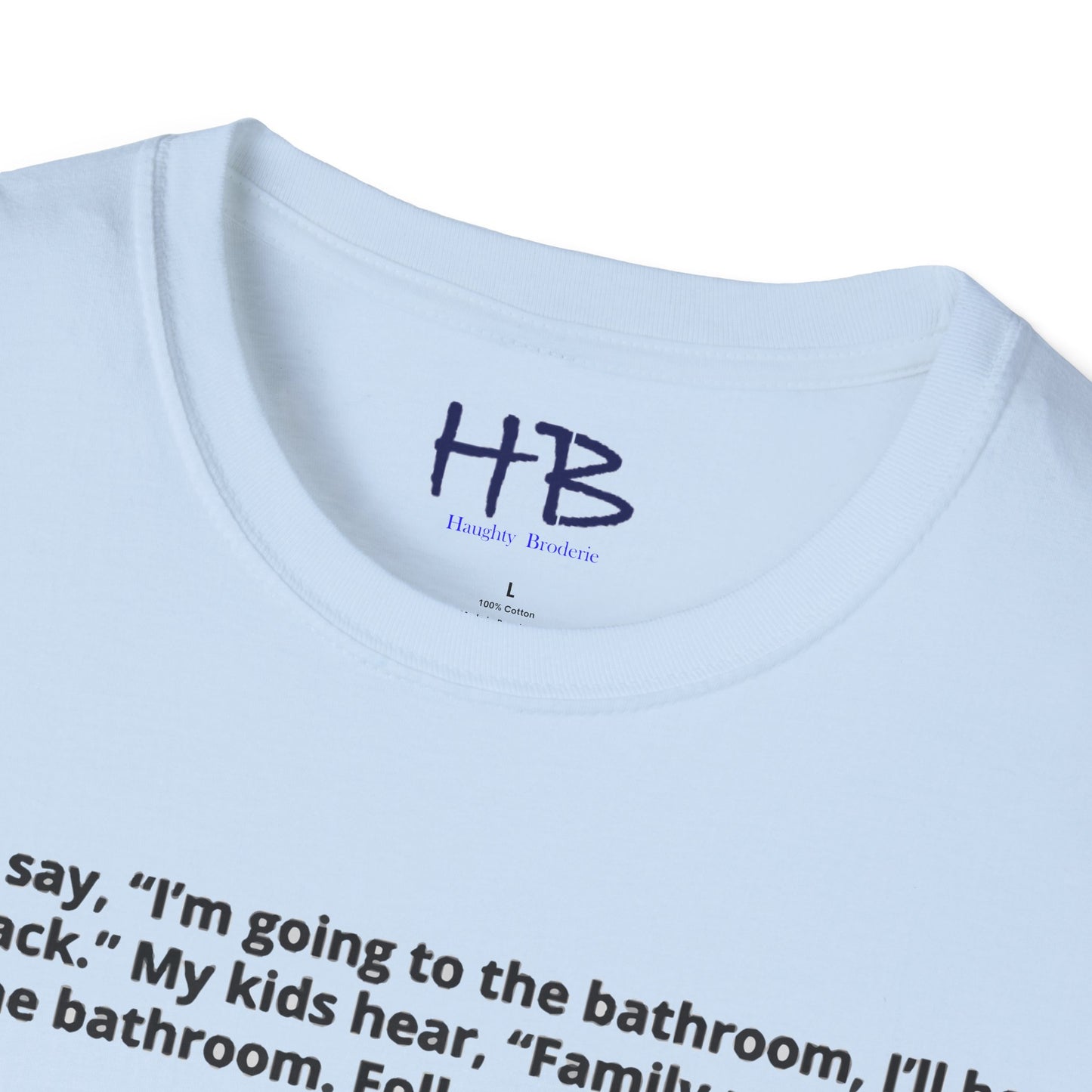 Family meetings in bathroom while mom is at the toilet