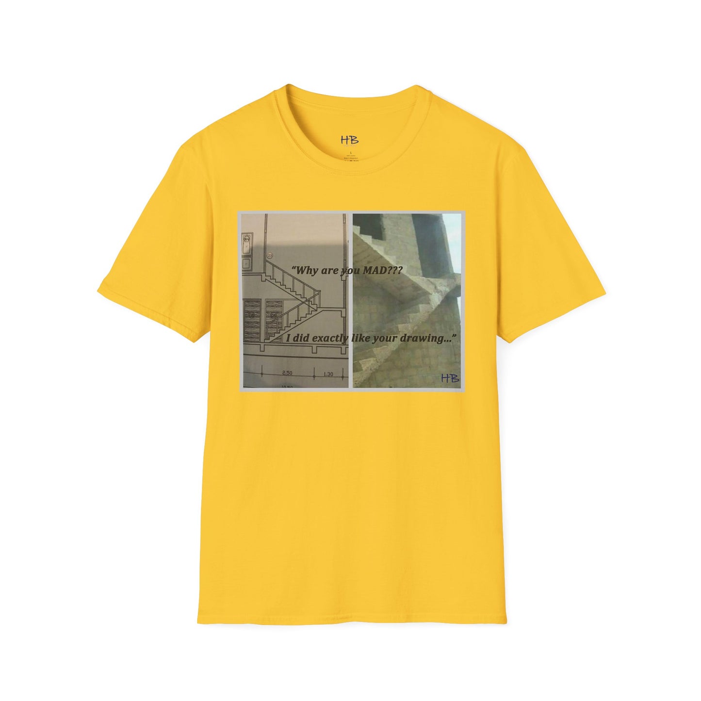 Comical Architectural Irony Stairs Sketch