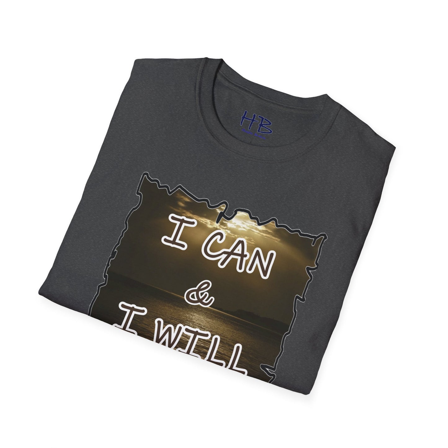 Unleashing the Empowering Emblem Inner Champion: Radiate Determination with Inspirational Style "I CAN & I WILL"