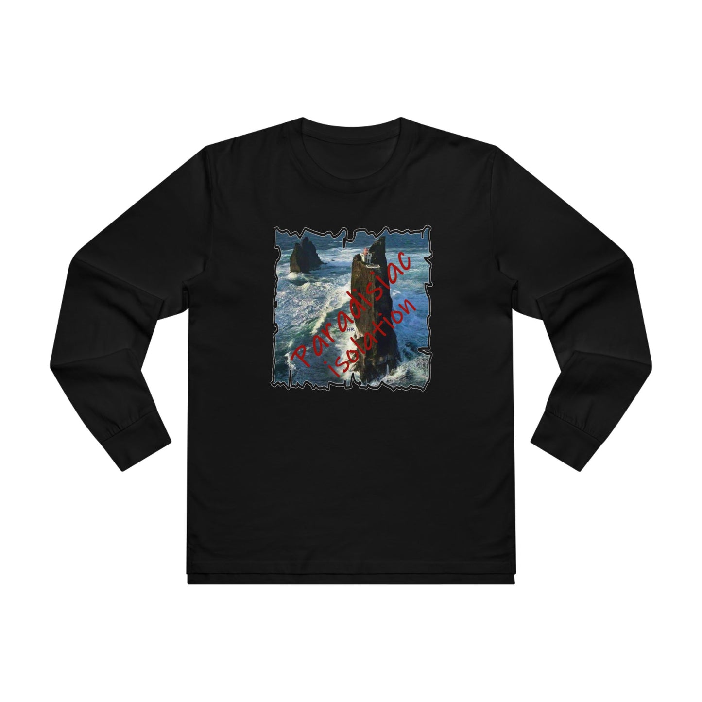 Serene Paradisiac Isolation (Men's Base Longsleeve Tee - All-Season Wear)