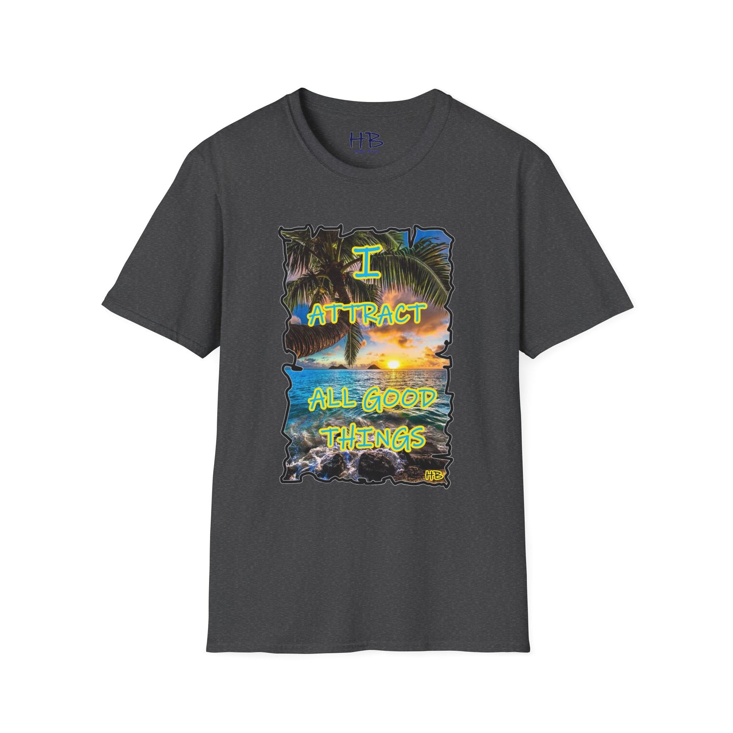 Ocean Sunset Affirmation Dreamscape; Affirmation Empowering Style who Attracts All Good Things