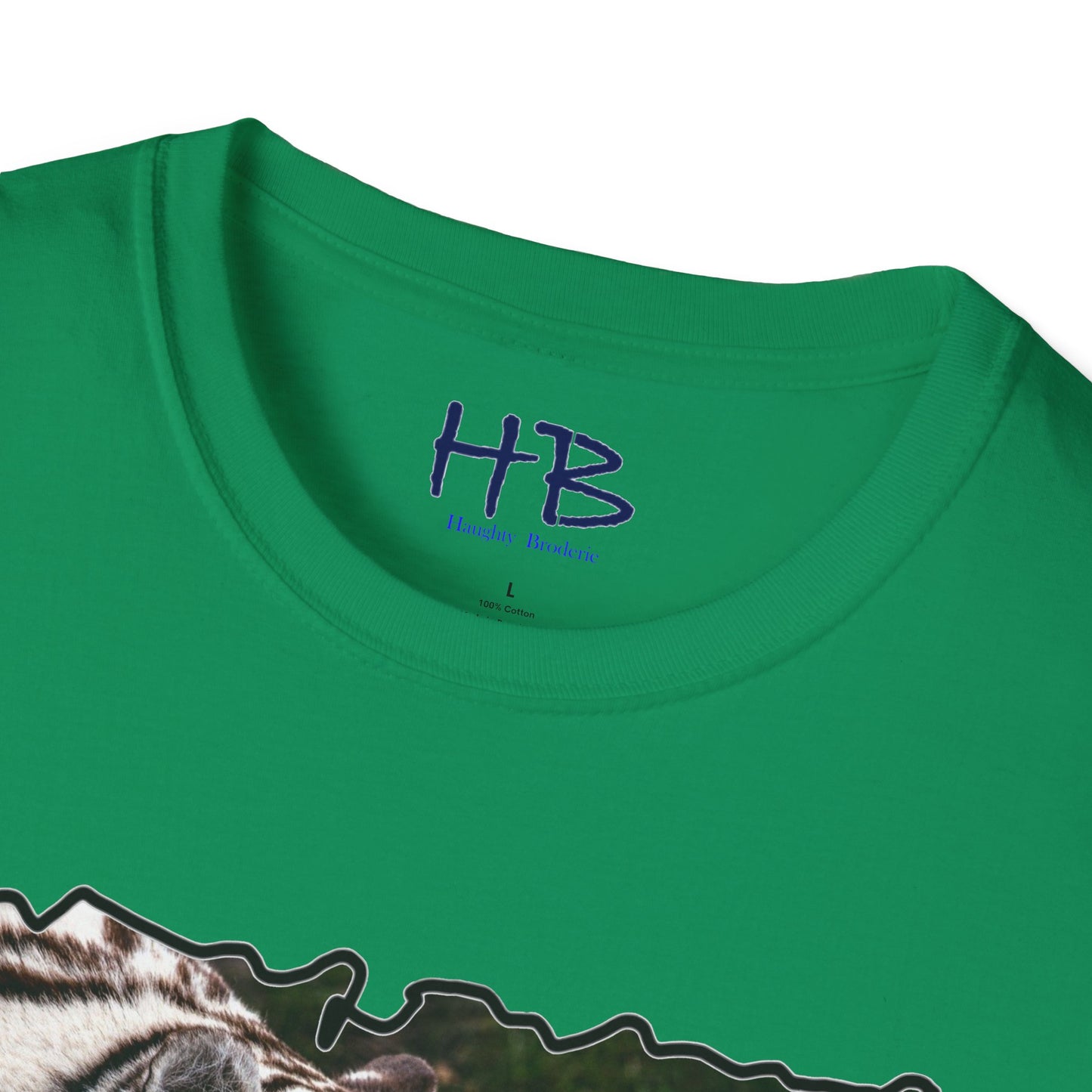 White tiger black stripes green eyes