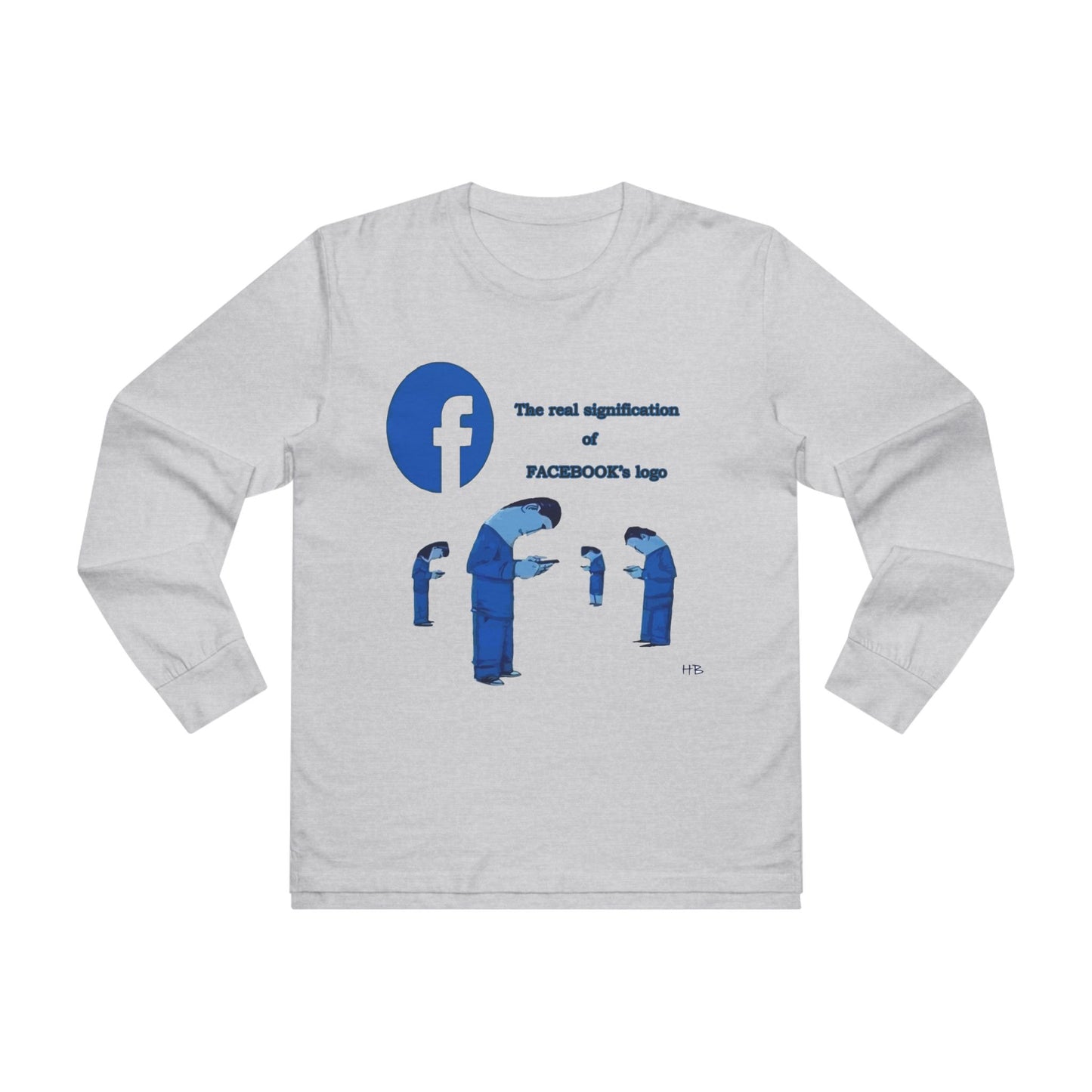 Behind the Logo Unveiling the True Facebook (Men's Base Longsleeve Tee - All-Season Wear)