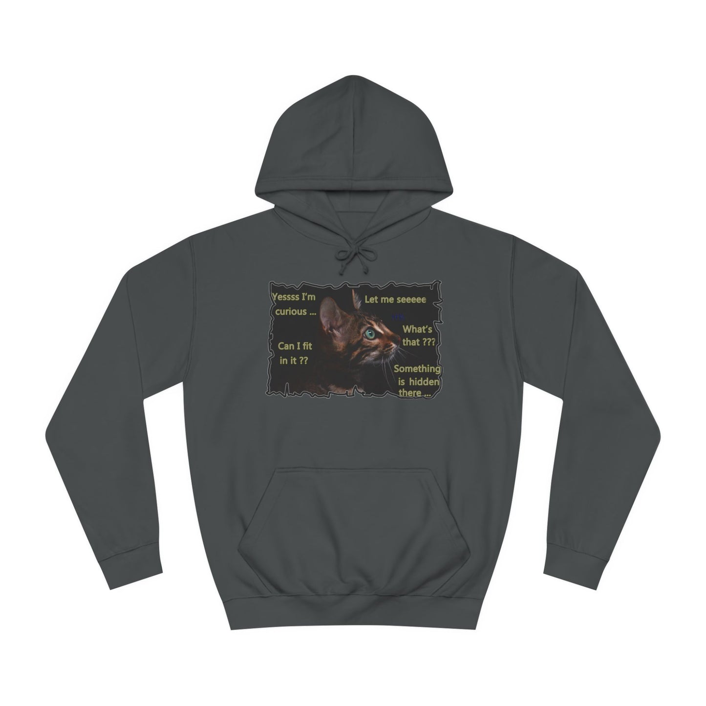 Get Yours Now -- Kitten curiosity and care free (Hoodie - Cozy and Durable)