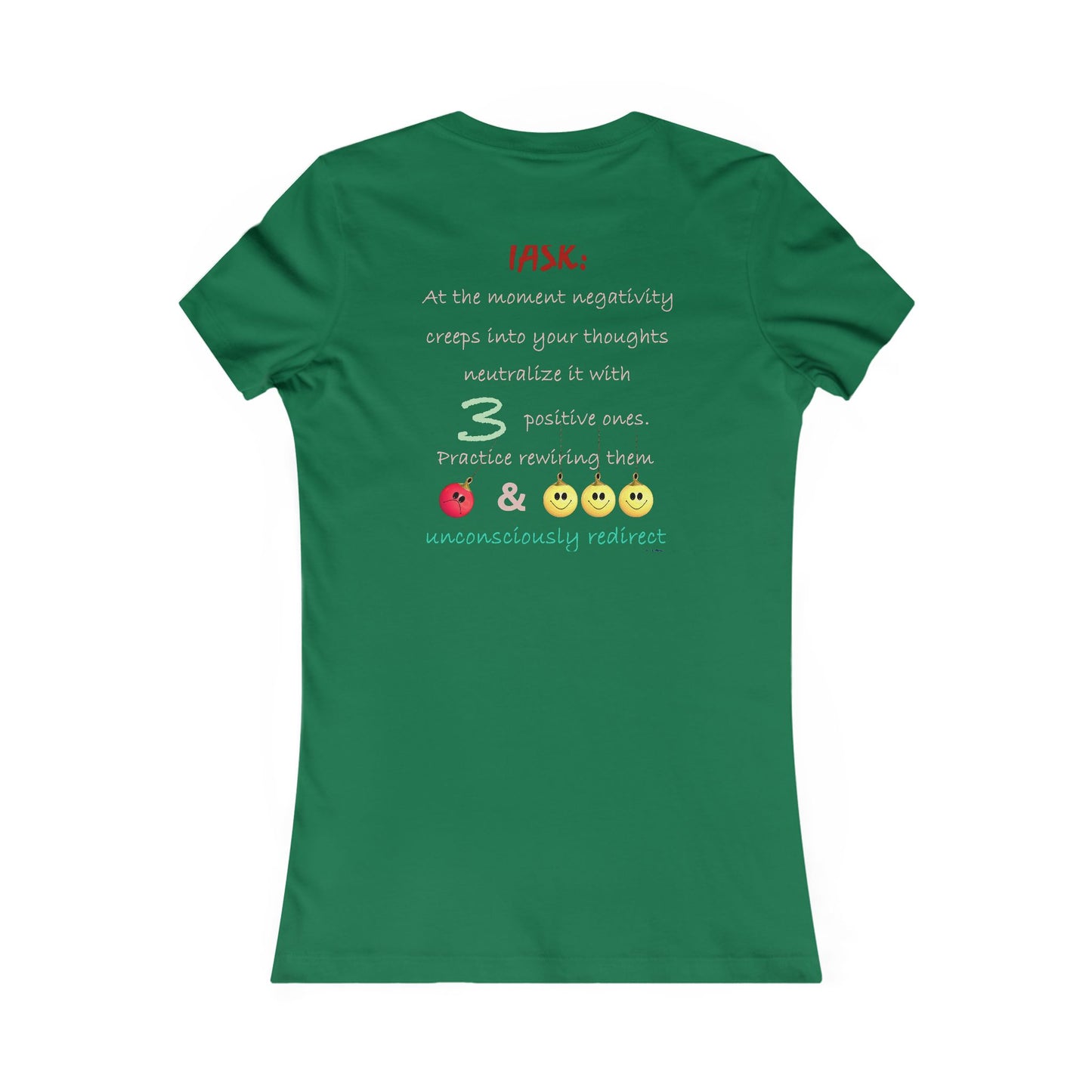 Positive Rewiring the Negativity Neutralizer Mindset (Women - Premium Cotton Tee)