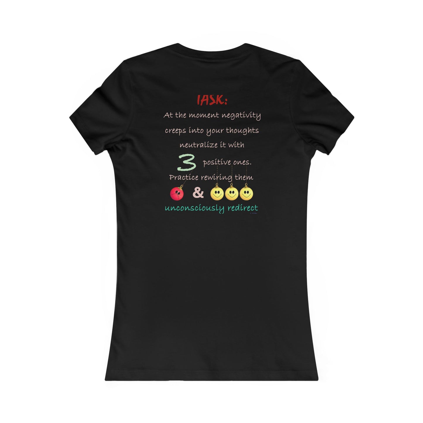 Positive Rewiring the Negativity Neutralizer Mindset (Women - Premium Cotton Tee)