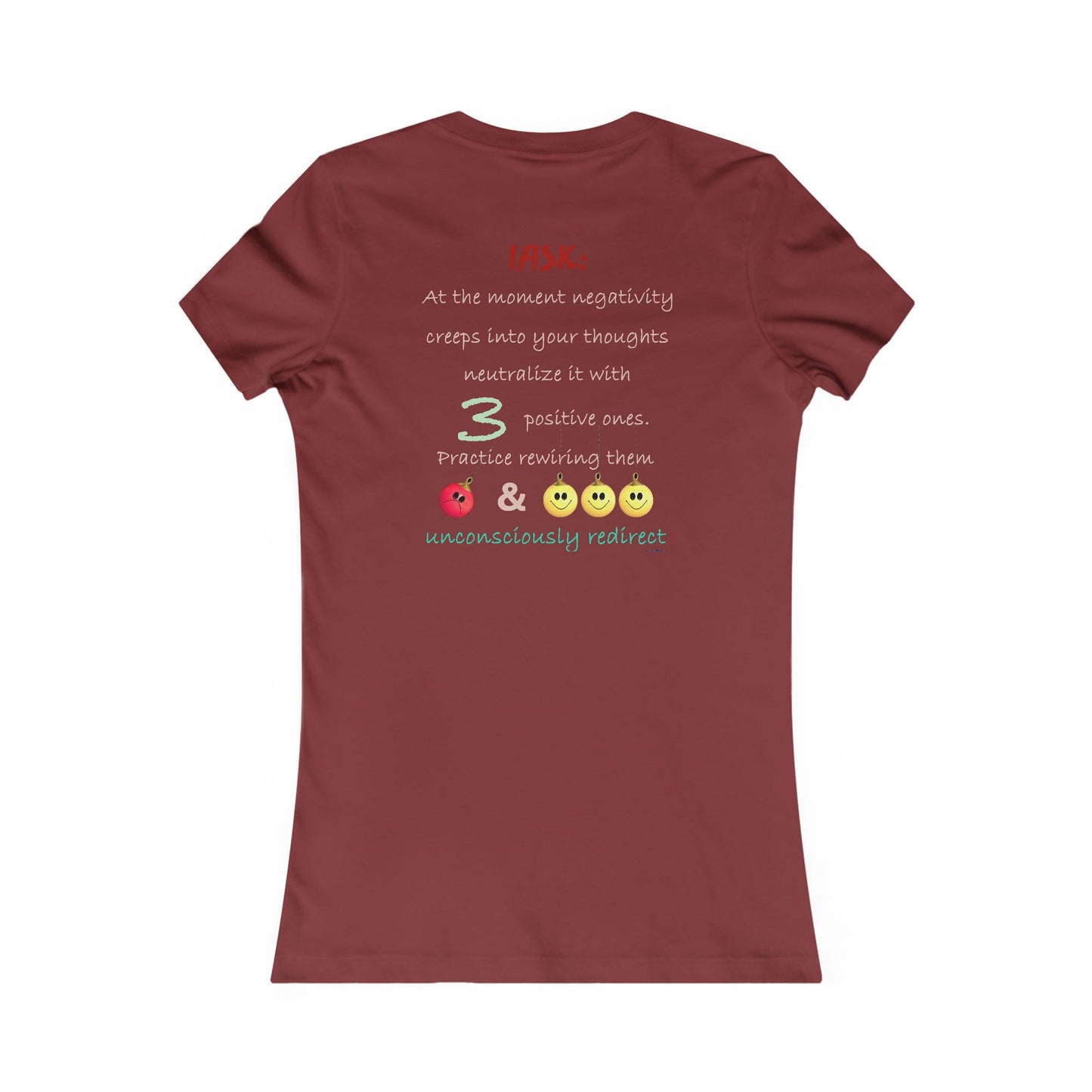 Positive Rewiring the Negativity Neutralizer Mindset (Women - Premium Cotton Tee)