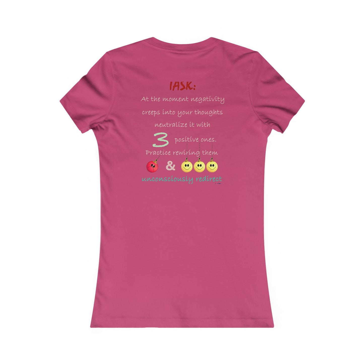 Positive Rewiring the Negativity Neutralizer Mindset (Women - Premium Cotton Tee)