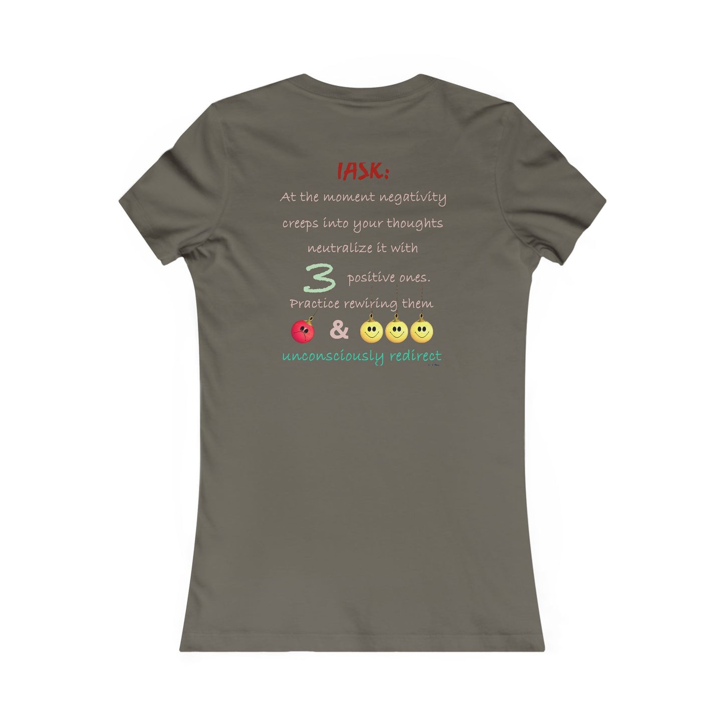 Positive Rewiring the Negativity Neutralizer Mindset (Women - Premium Cotton Tee)