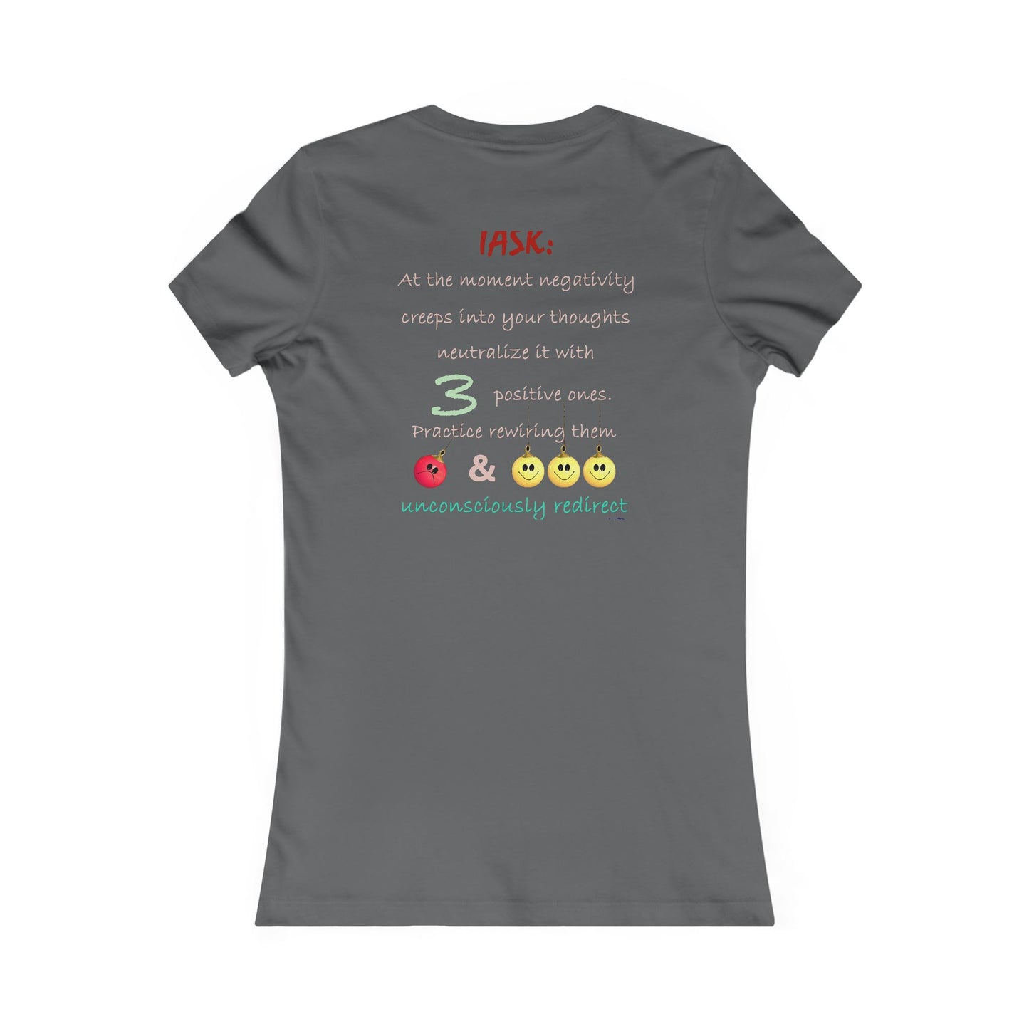 Positive Rewiring the Negativity Neutralizer Mindset (Women - Premium Cotton Tee)