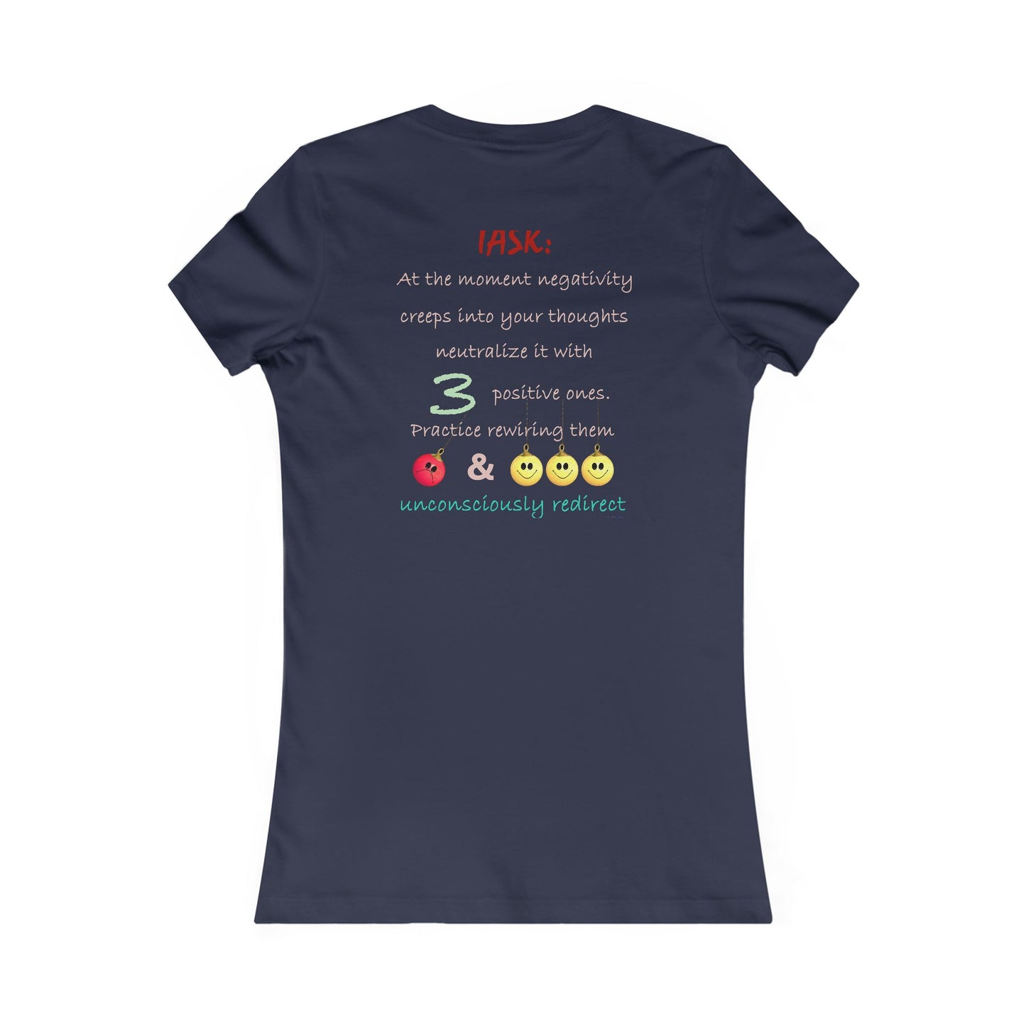 Positive Rewiring the Negativity Neutralizer Mindset (Women - Premium Cotton Tee)