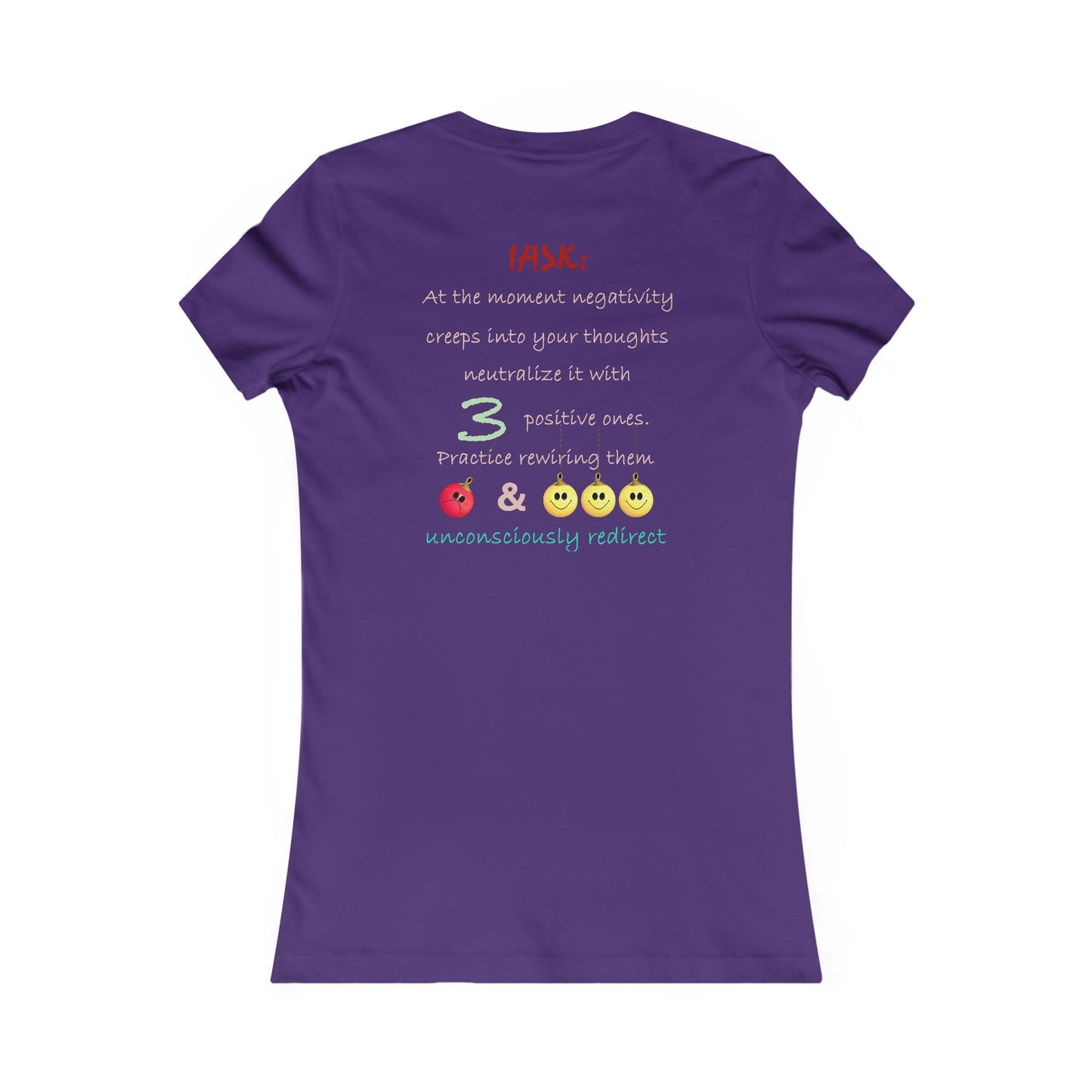 Positive Rewiring the Negativity Neutralizer Mindset (Women - Premium Cotton Tee)