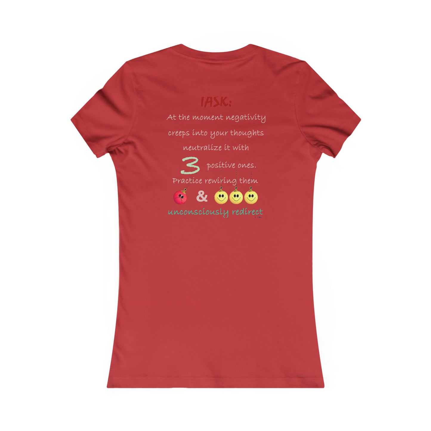 Positive Rewiring the Negativity Neutralizer Mindset (Women - Premium Cotton Tee)
